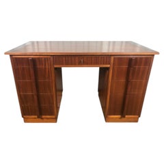 Art Deco Mahogany Desk Restored