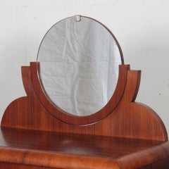 Art Deco mahogany dressing table from the 1930s