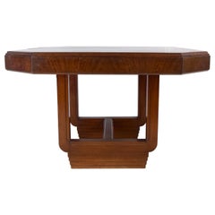 Art Deco Mahogany Extendable Dining Table