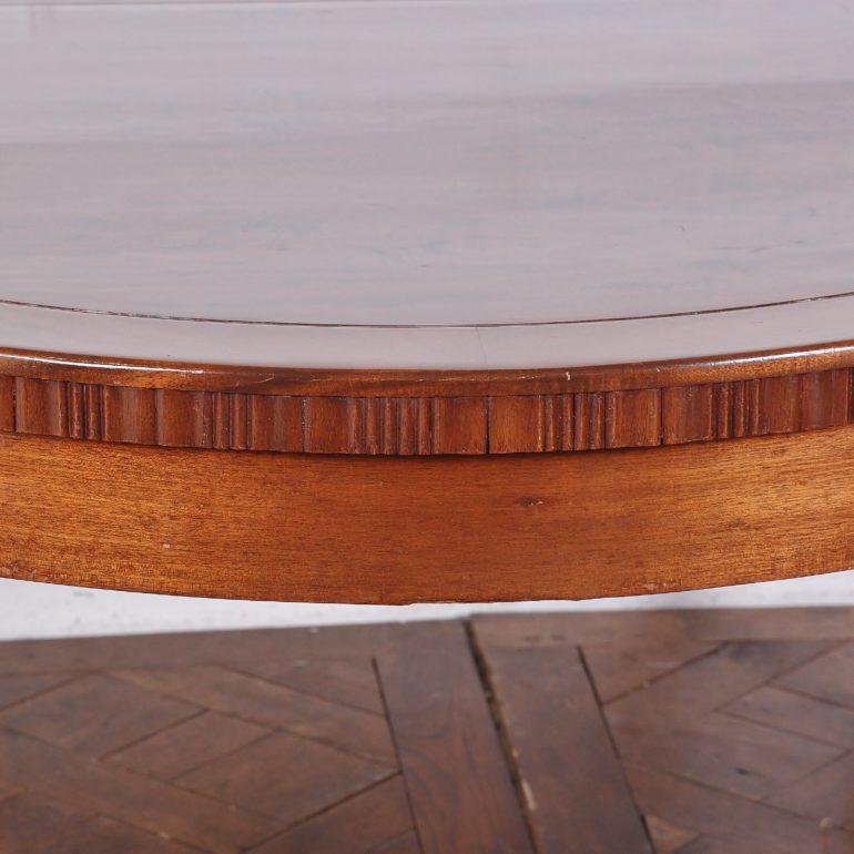 Art Deco Mahogany Extending Dining Table 3