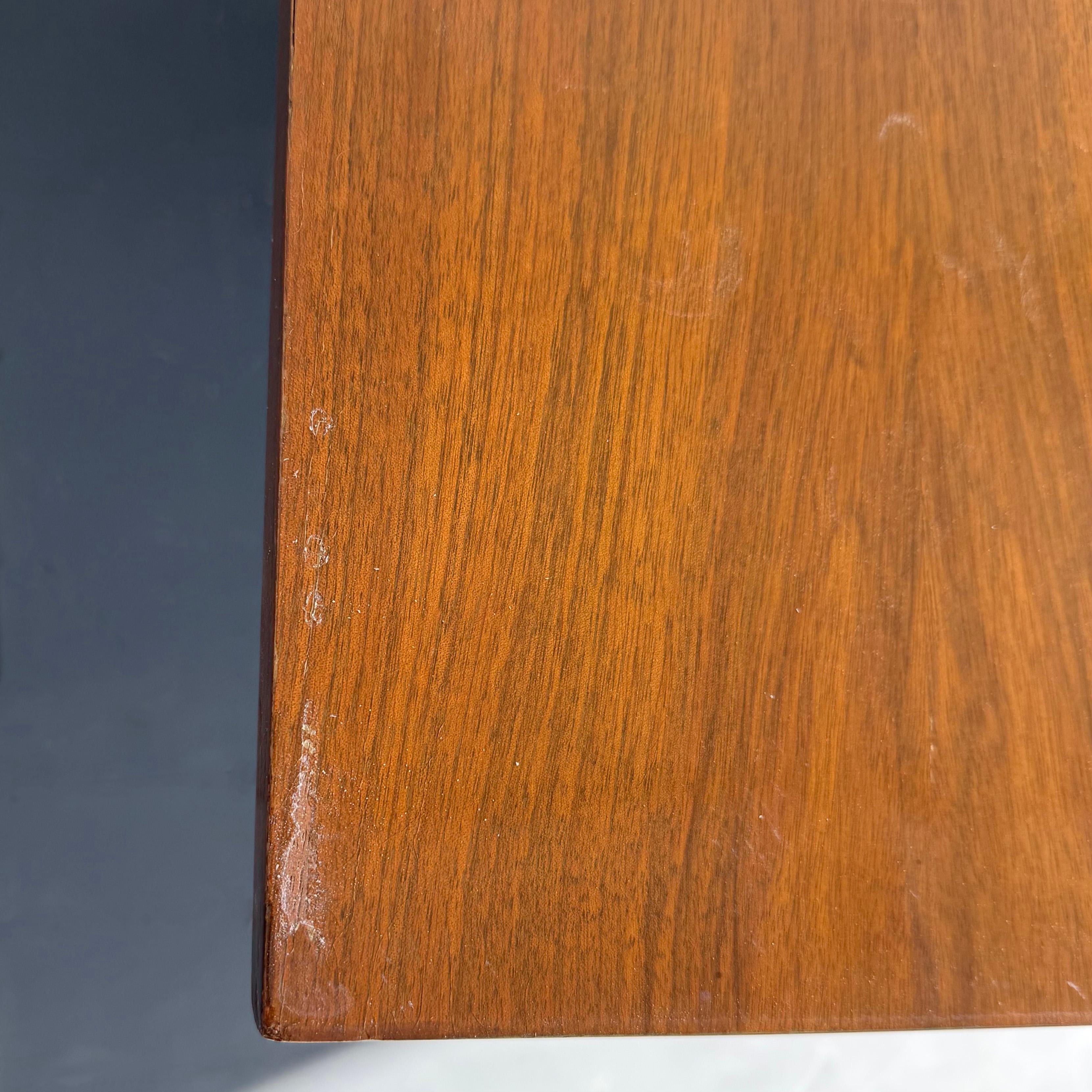Art Deco Mahogany Flip-Top Console Dining Table For Sale 4