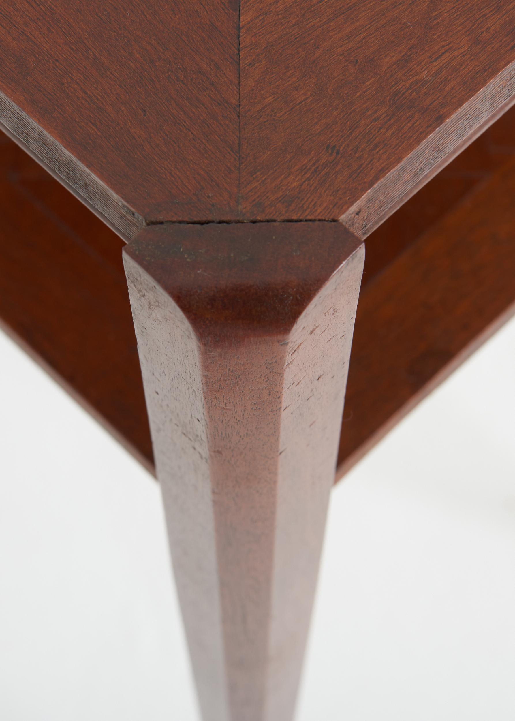 Art Deco Mahogany Side Table 7