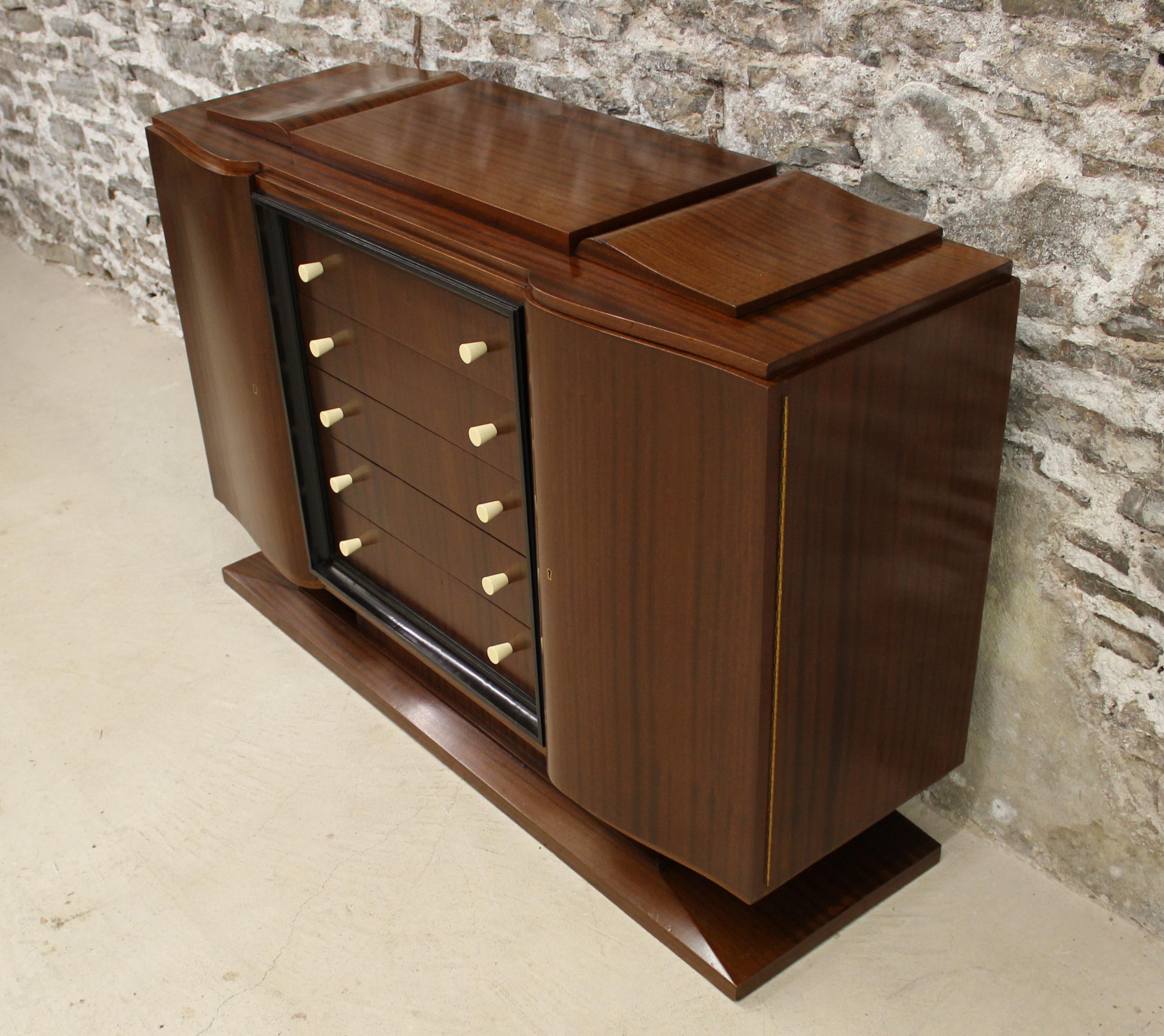 20th Century Art Deco Mahogany Sideboard