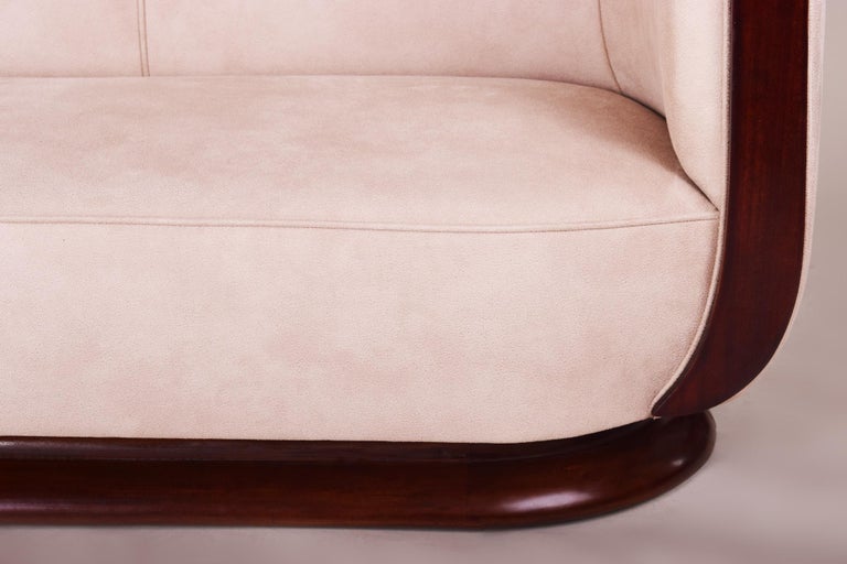 Art Deco Mahogany Tulip Sofa, Inspired of Architect Emile Jacques ...
