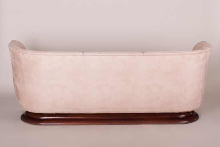 Art Deco Mahogany Tulip Sofa, Inspired of Architect Emile Jacques ...