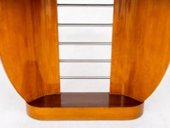 Art Deco Mahogany & Walnut Two-Tier Console Table