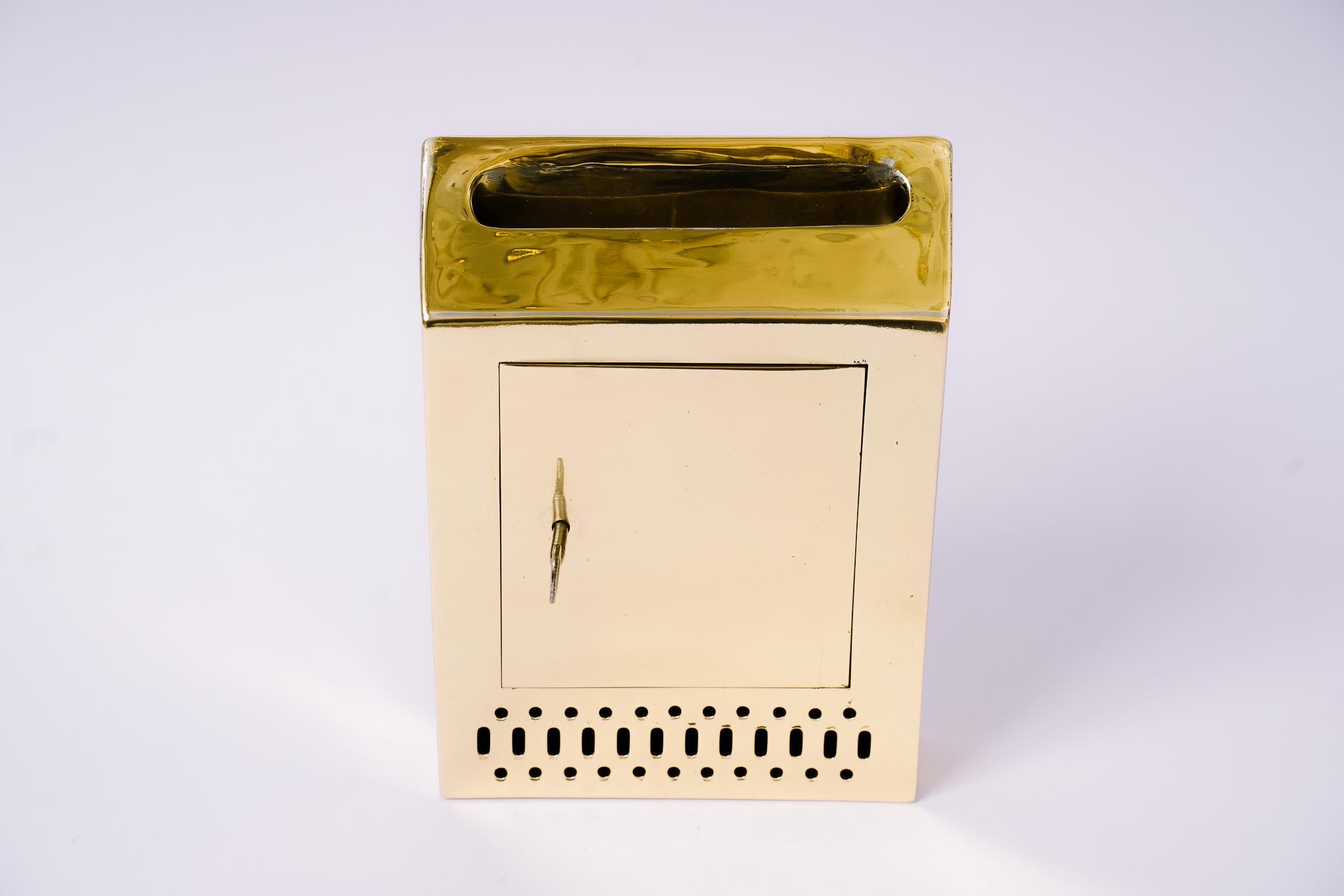 Austrian Art Deco Mail Box Vienna Around 1920