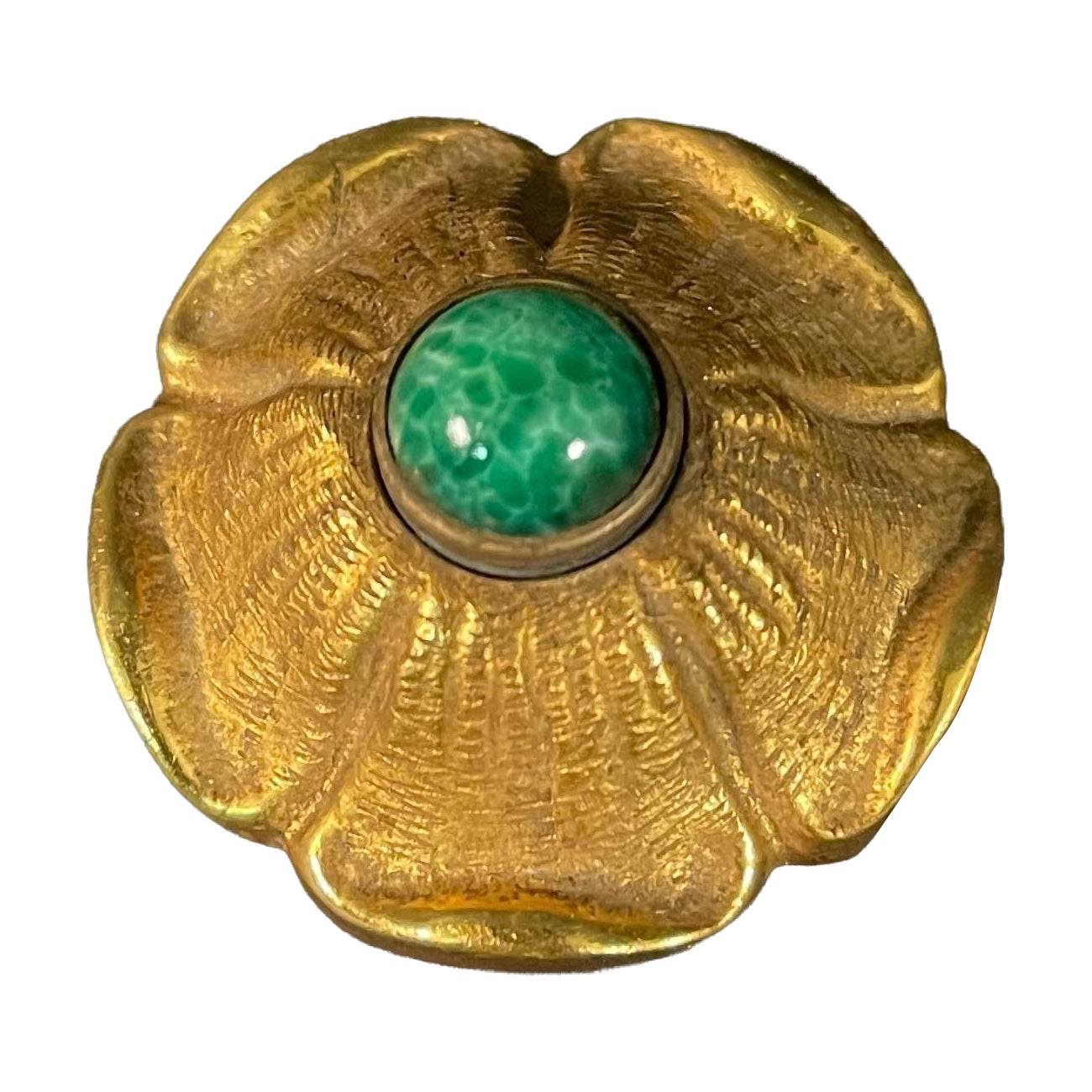 Campanello in bronzo Art Decò Maison Charles Credited Guilt in vendita