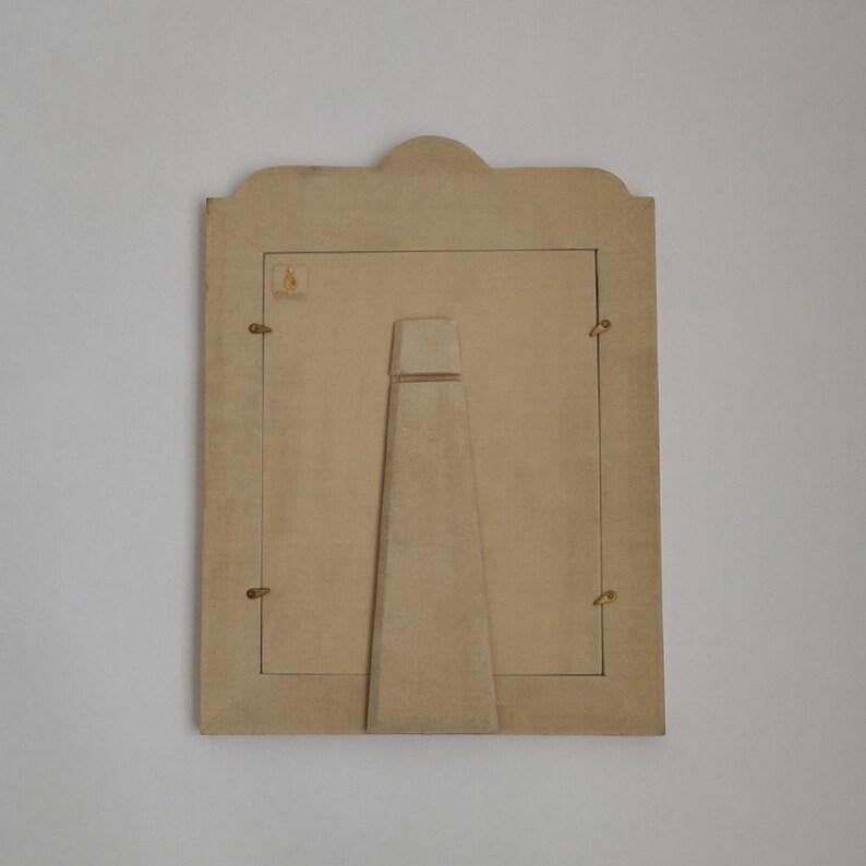 20th Century Art Deco Maitland Smith Picture Frame, Tessellated Stone, c. 1980s