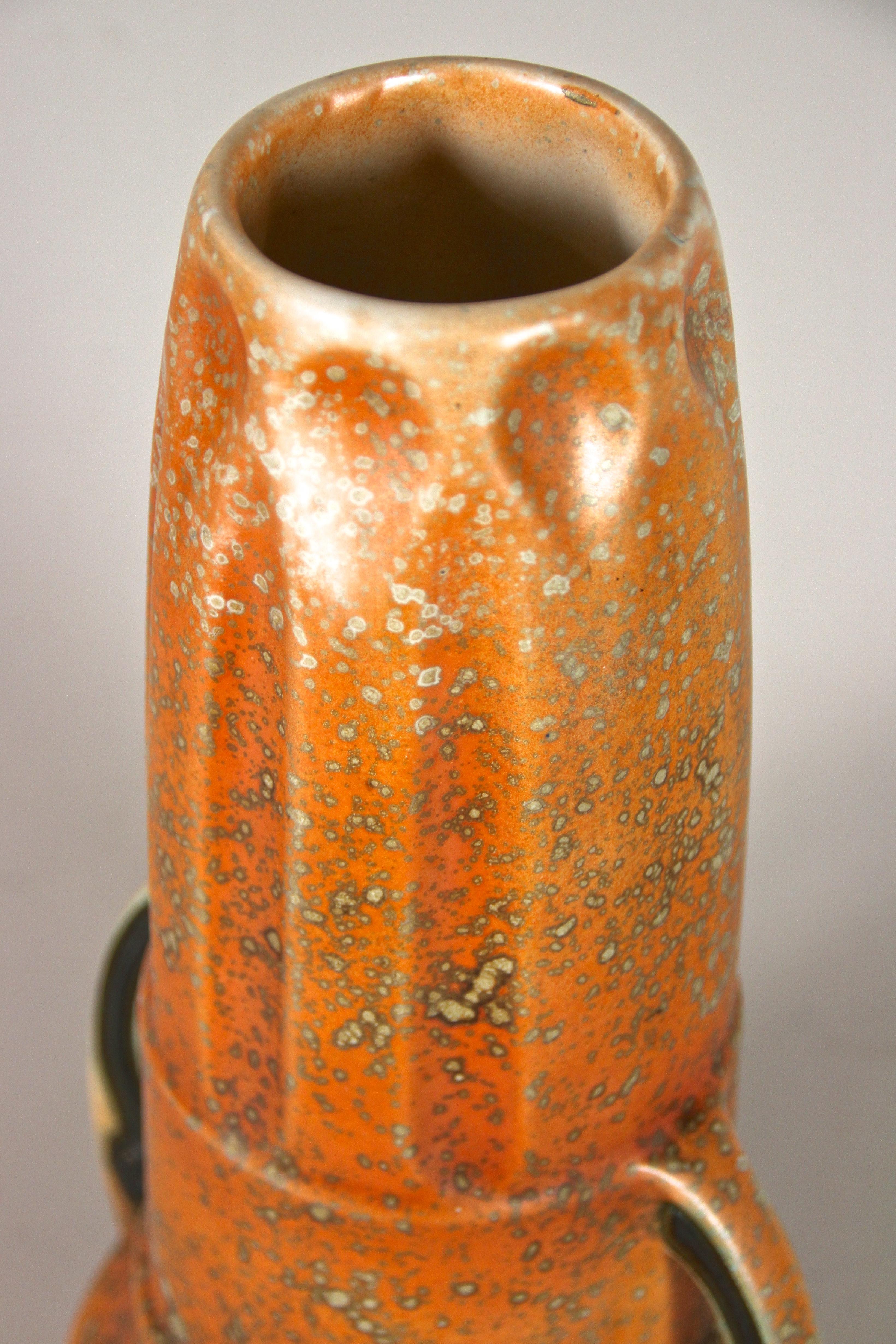 Art Deco Majolica Vase by Amphora, CZ, circa 1920 9