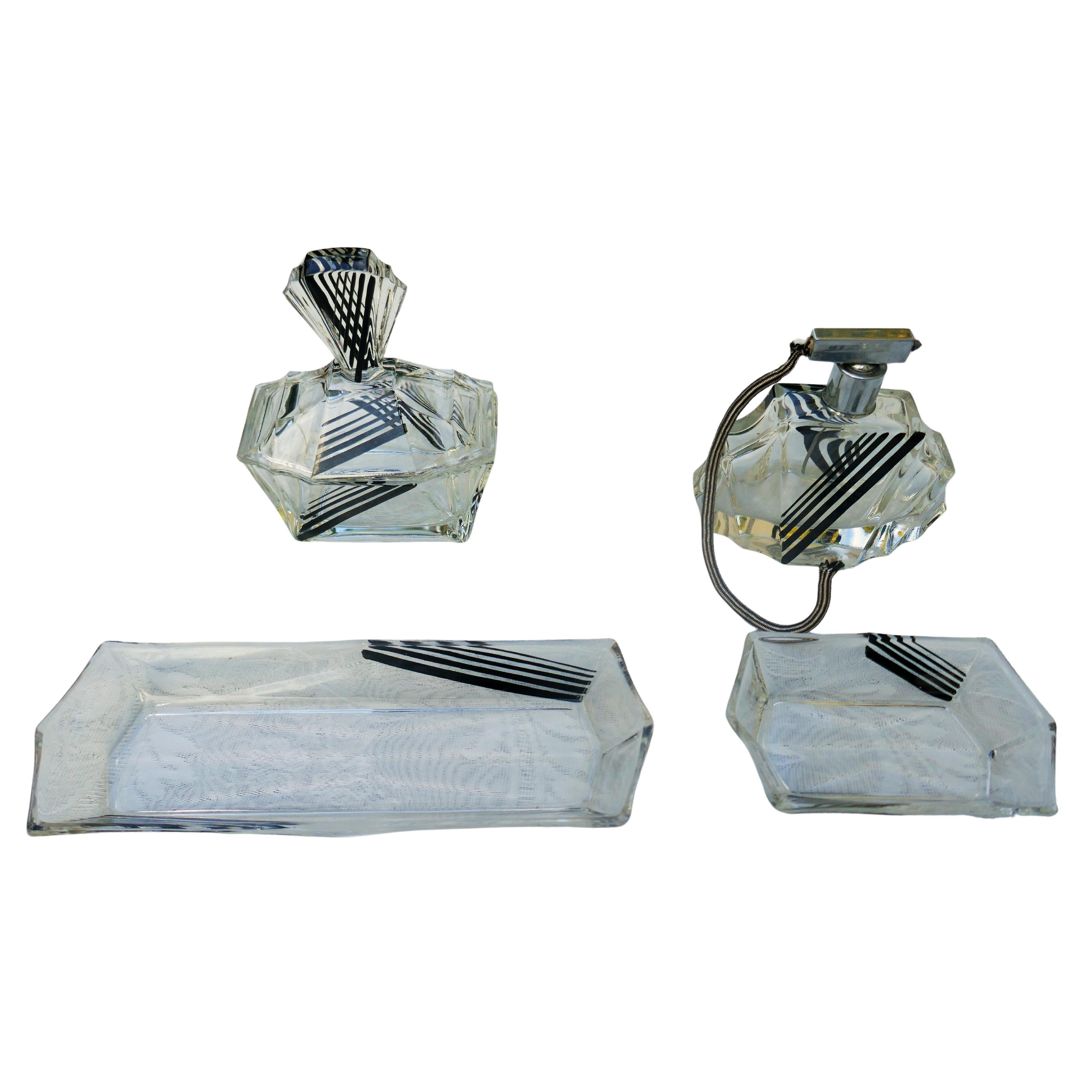 Art Deco makeup sets attributed to Karl Palda For Sale