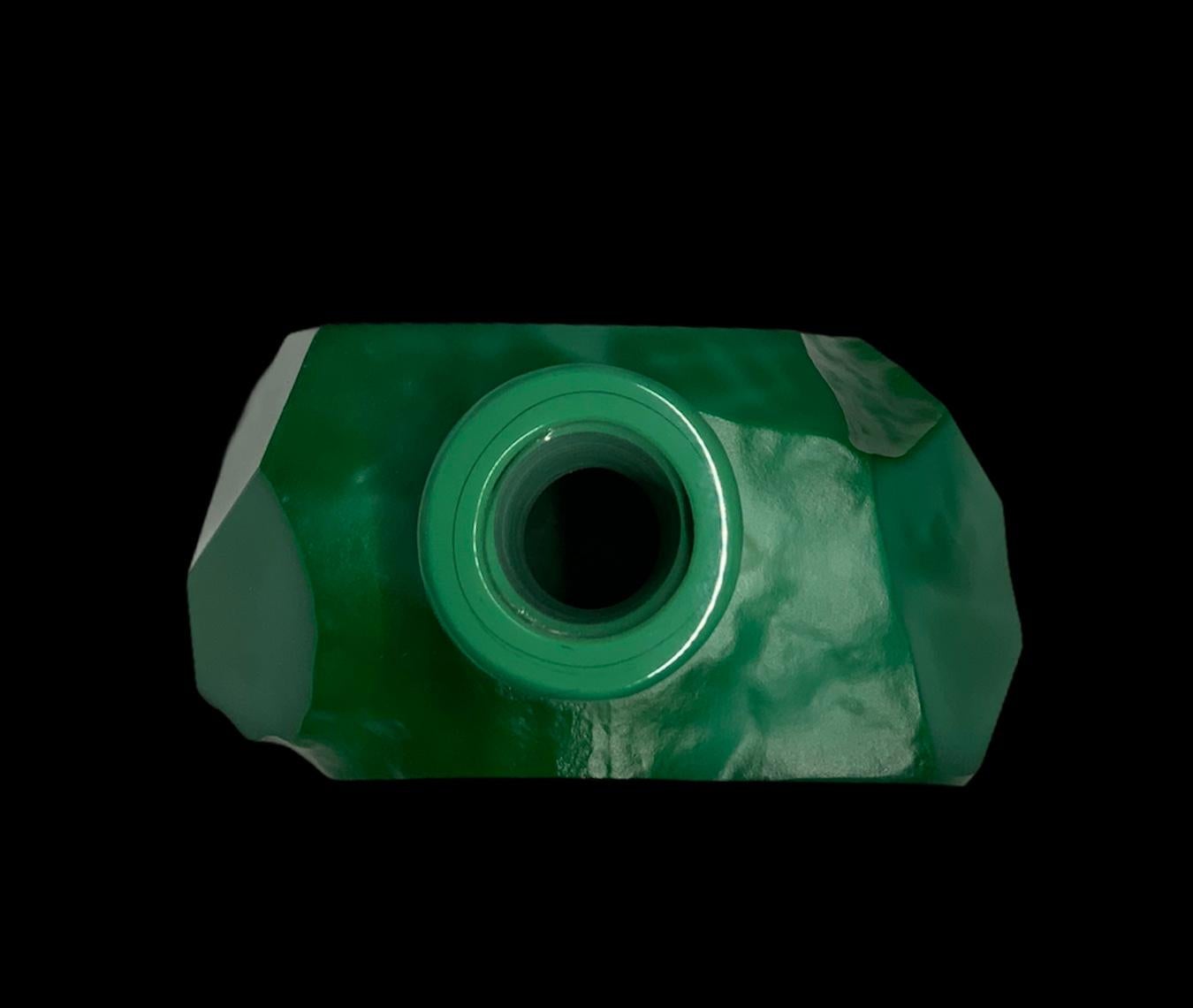 Art Deco Malachite Perfume Bottle 5