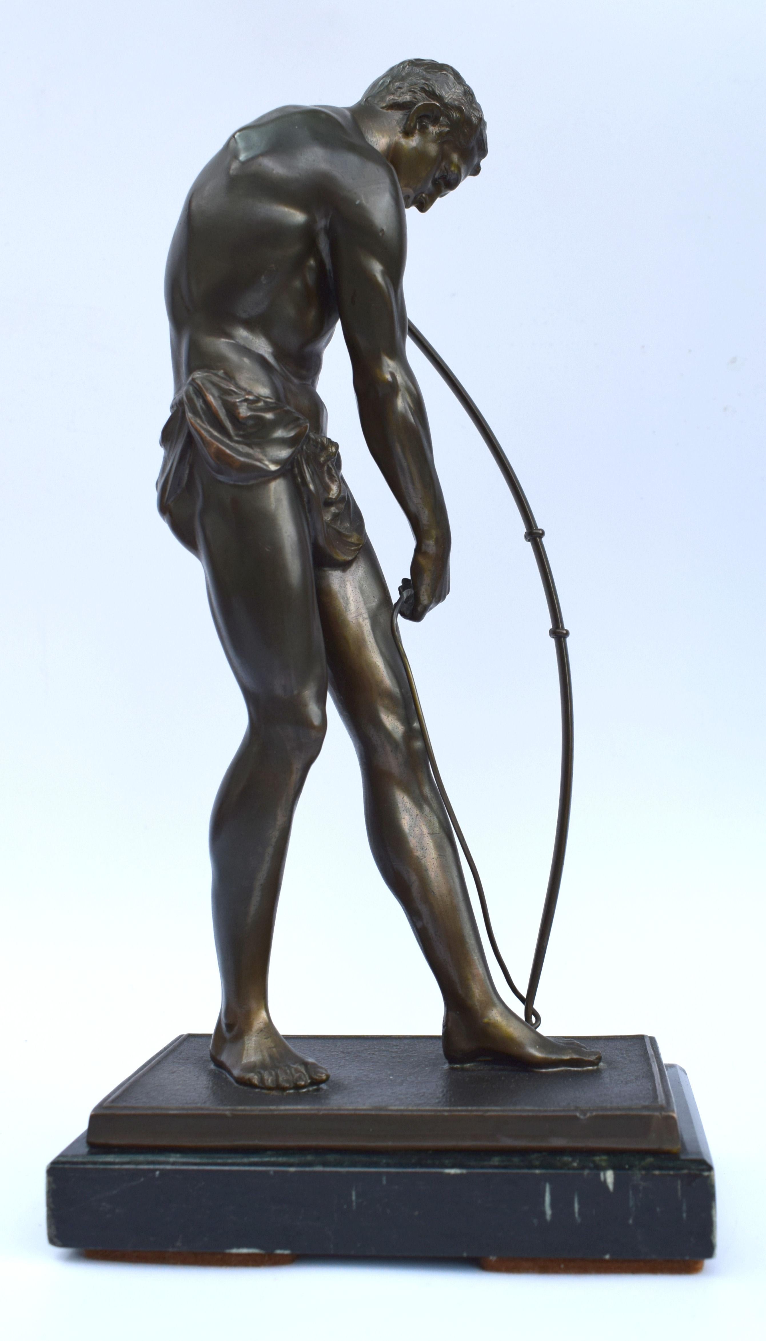 art deco male figures