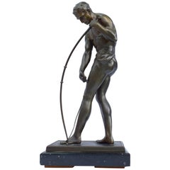 Art Deco Male Bronze Figure, France, circa 1930