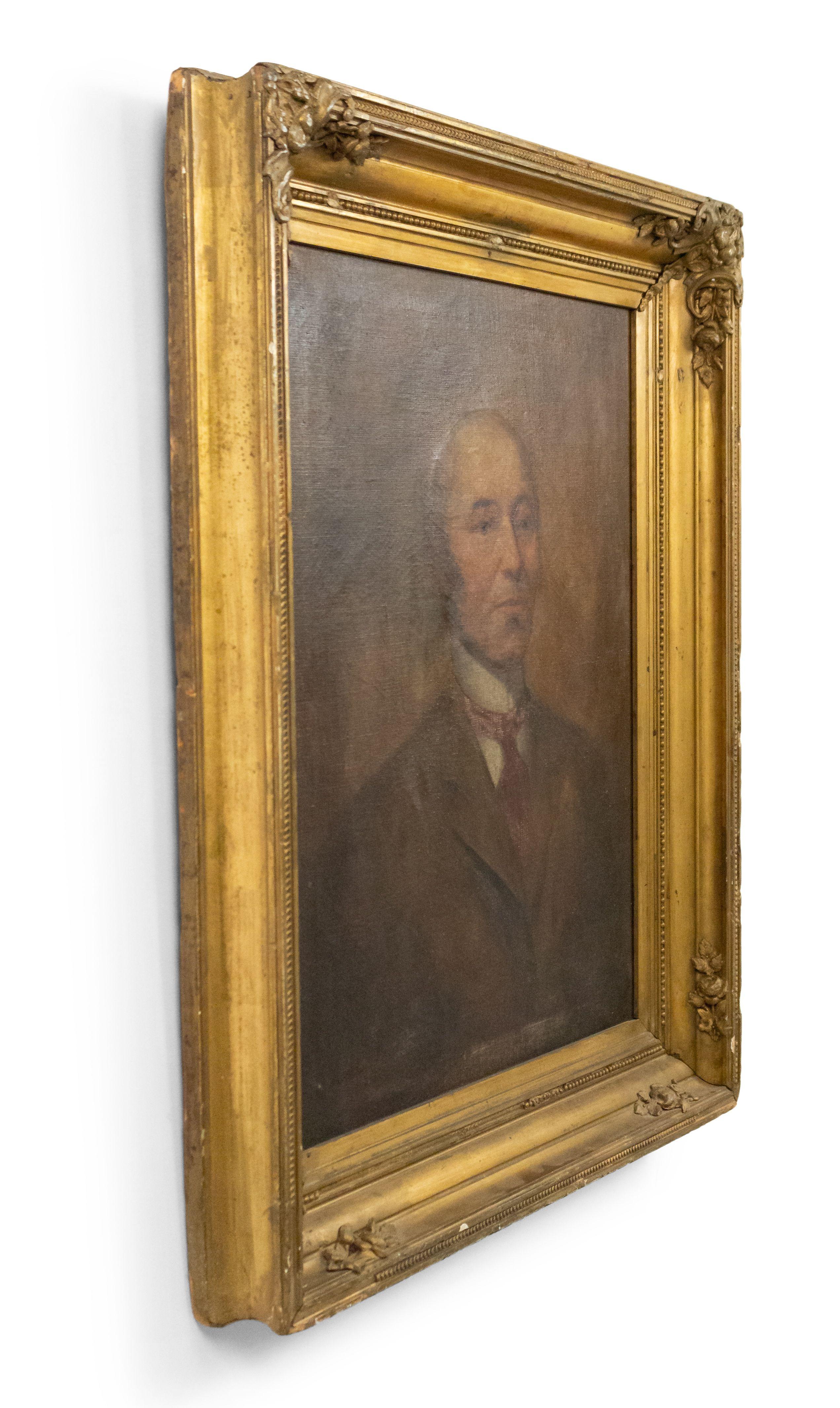 Art Deco Male Portrait In Good Condition For Sale In Queens, NY