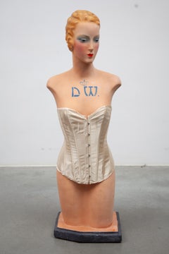 Maniquí Art déco Buste Siegel Deposé Bruxelles