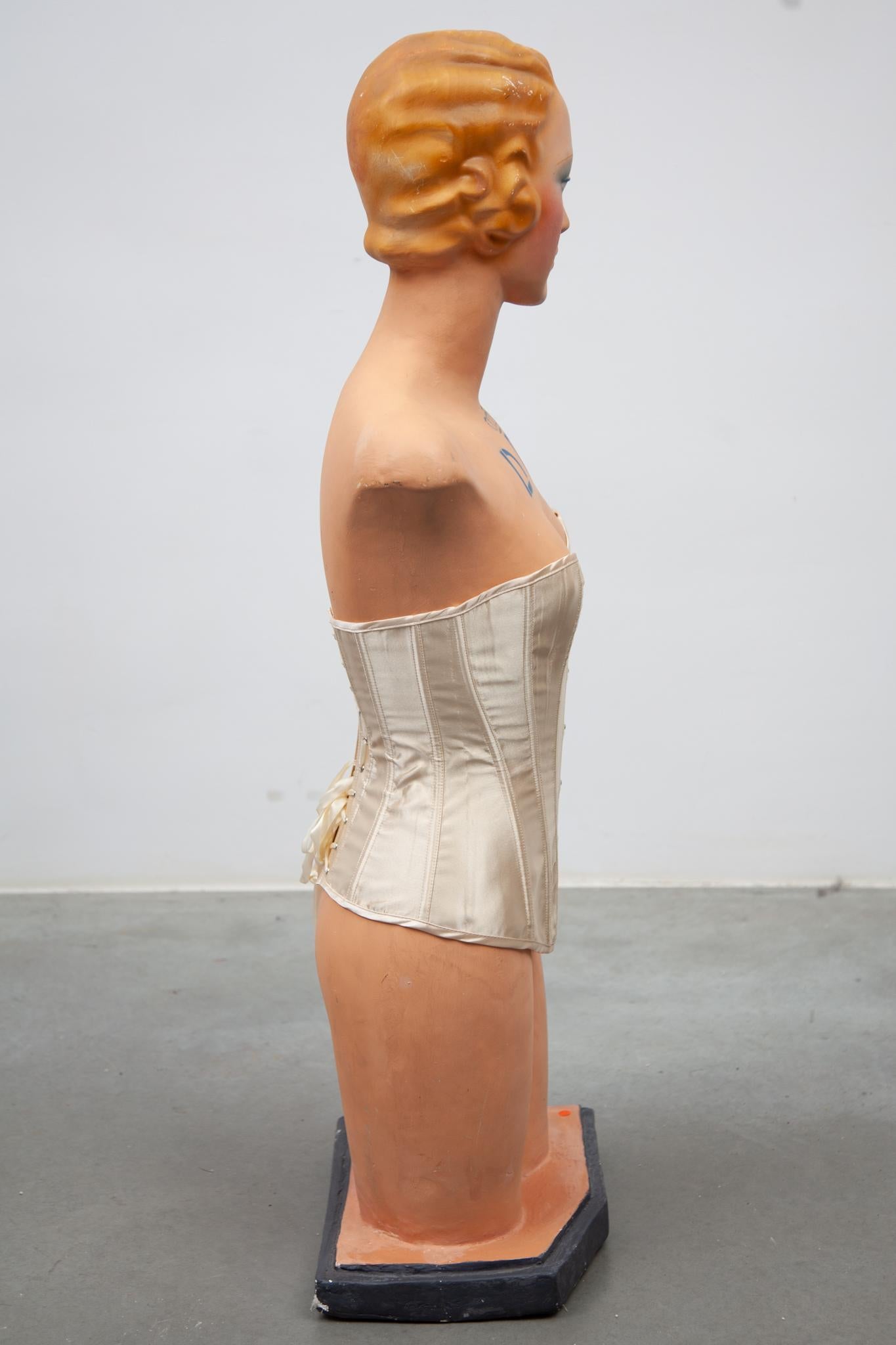 Maniquí Art déco Buste Siegel Deposé Bruxelles Francés en venta