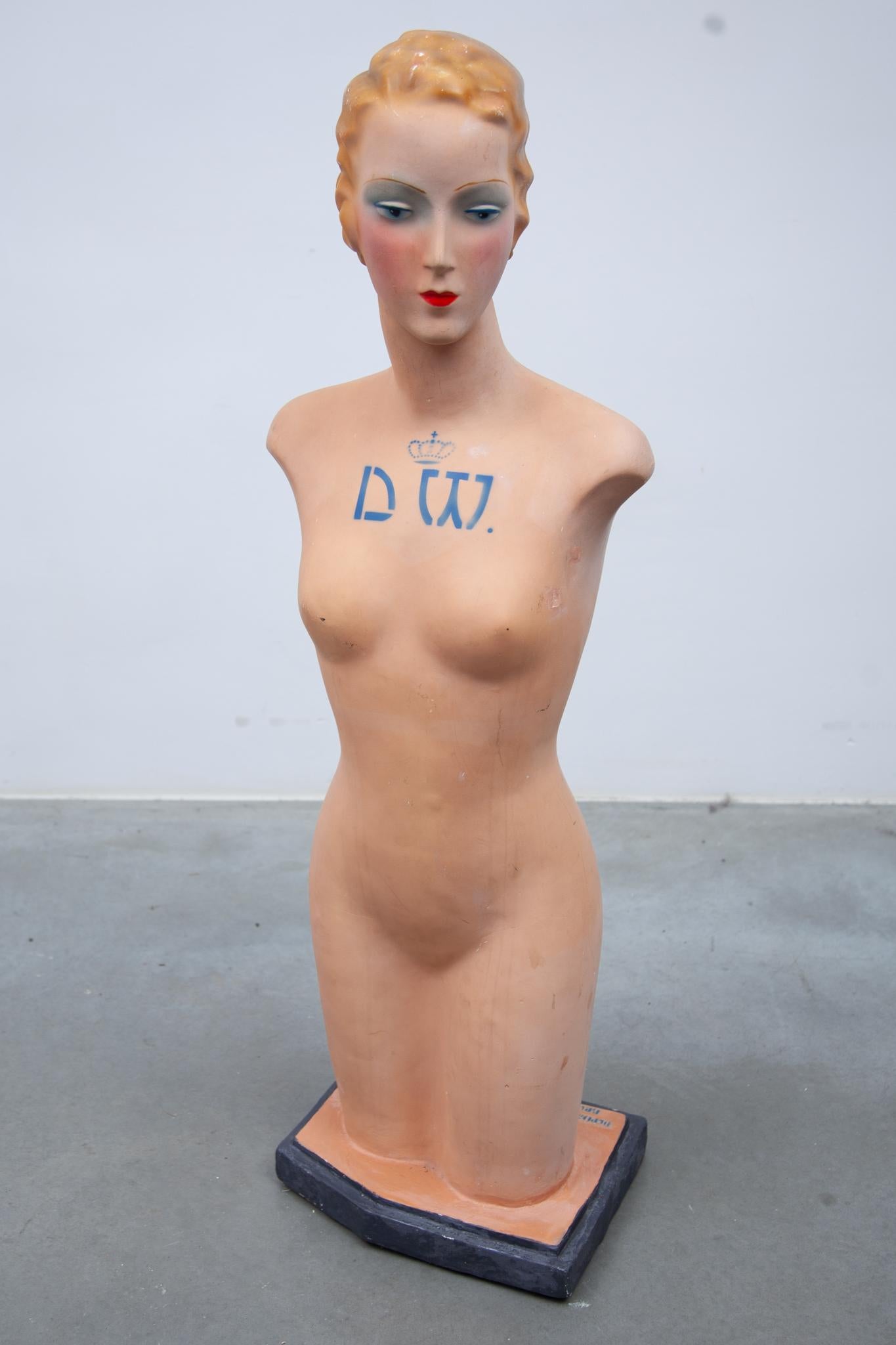 Maniquí Art déco Buste Siegel Deposé Bruxelles en venta 2