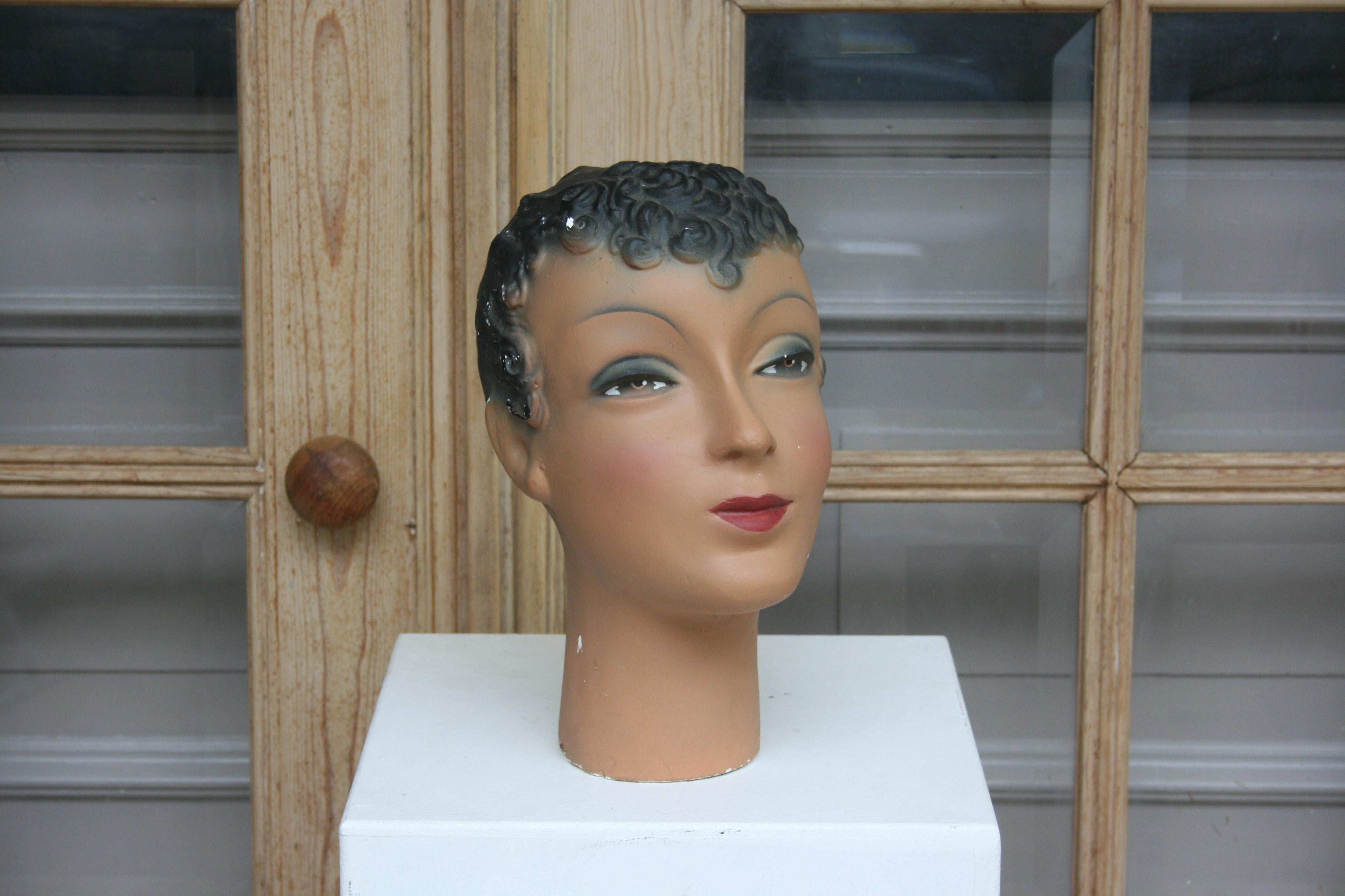 mannequin head art