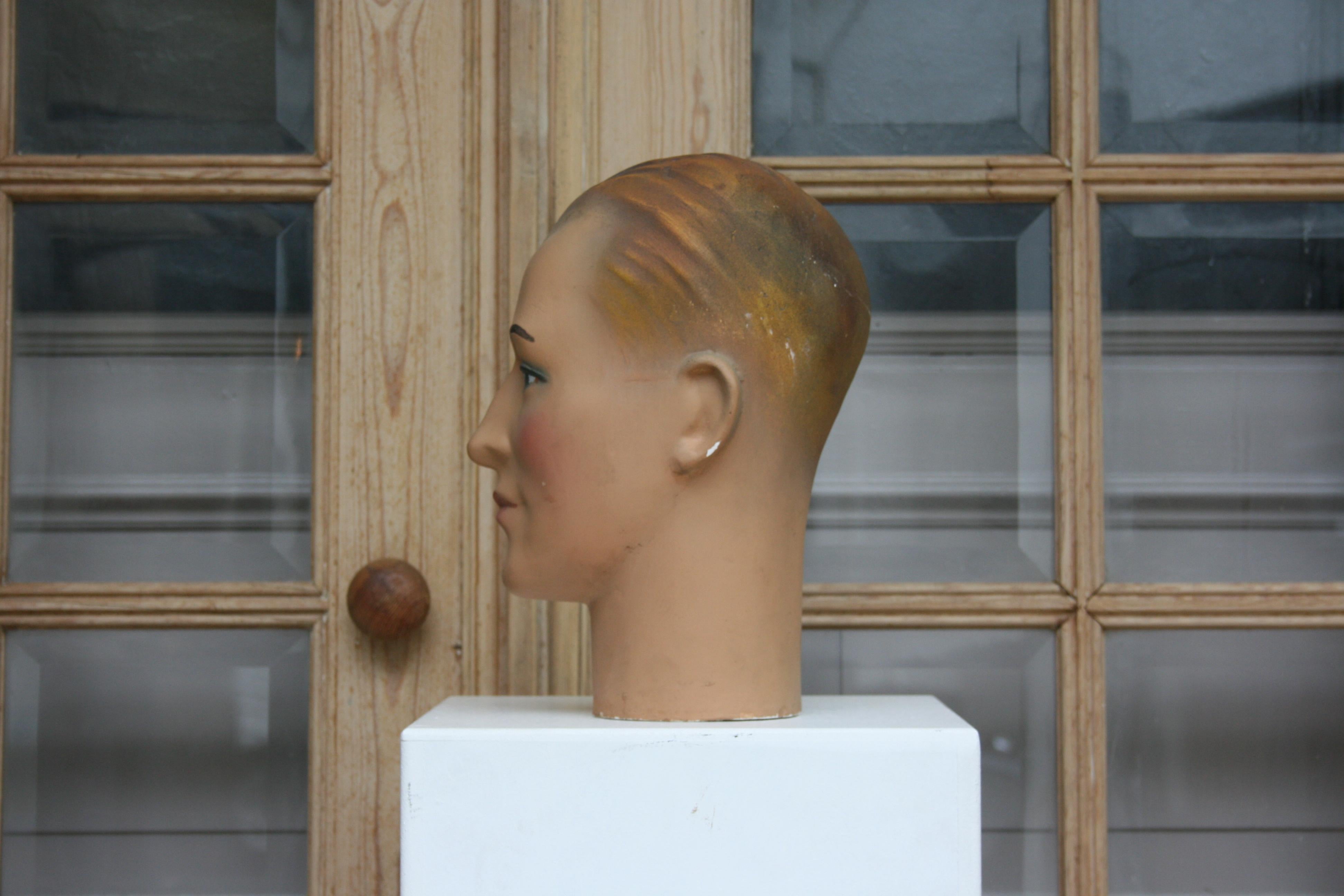 man mannequin head
