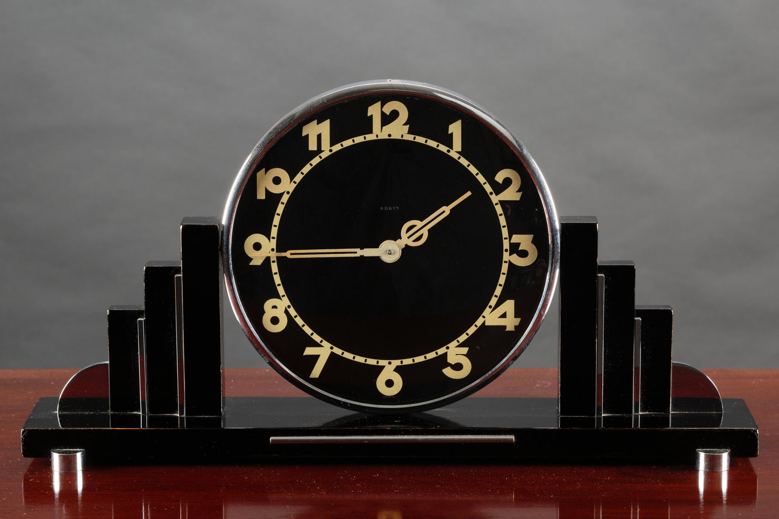 art deco mantel clocks