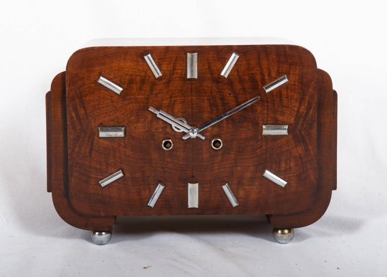 Art Deco Mantel Clock For Sale 2