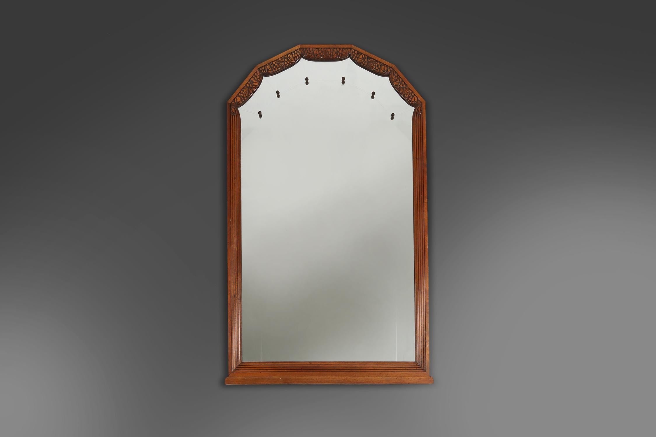 Art Deco Mantel Mirror, circa 1930 For Sale 4