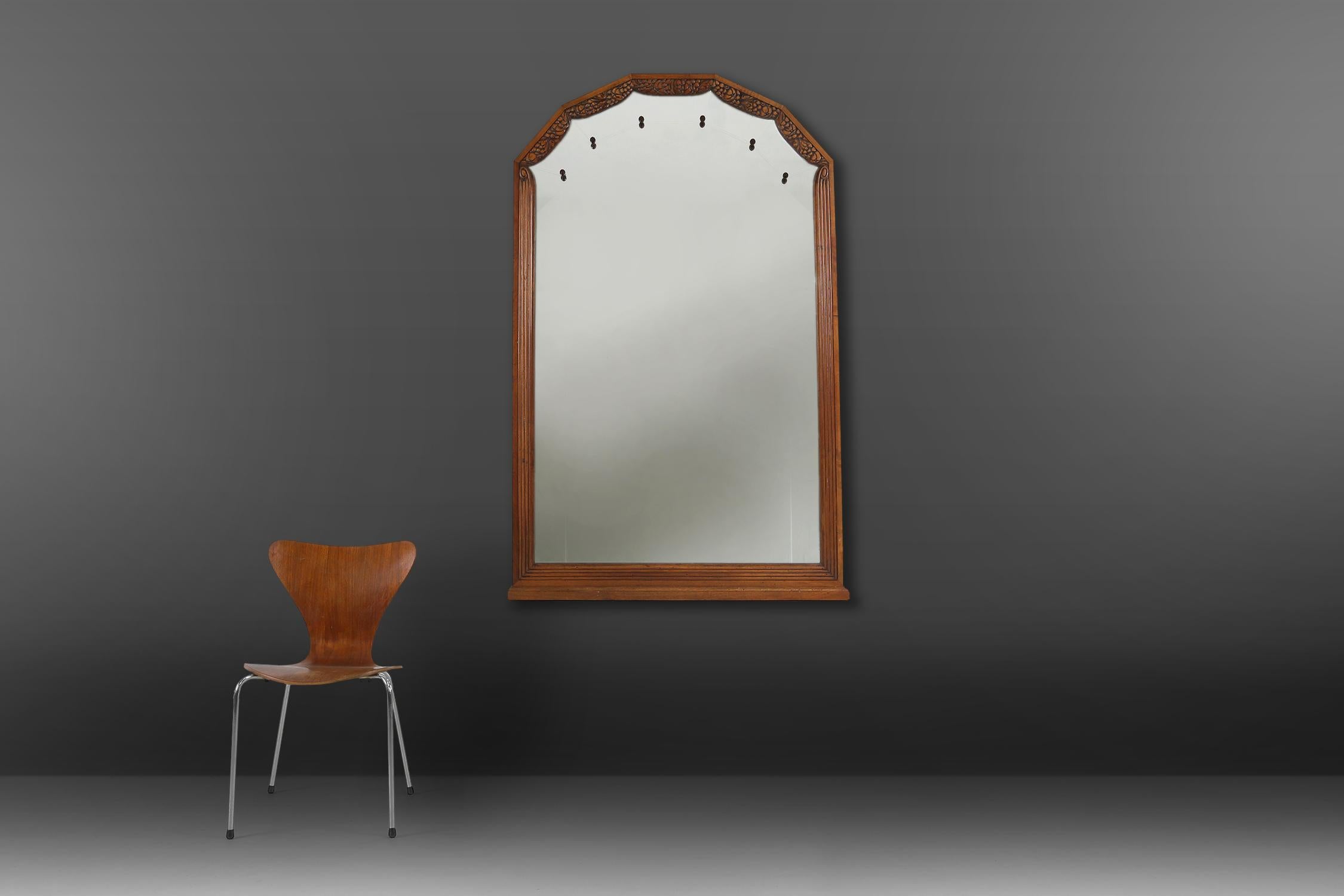 Art Deco Mantel Mirror, um 1930 im Angebot 2