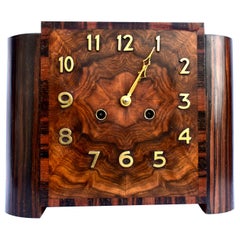 Art Deco Mantle Striking Clock, German, circa 1930