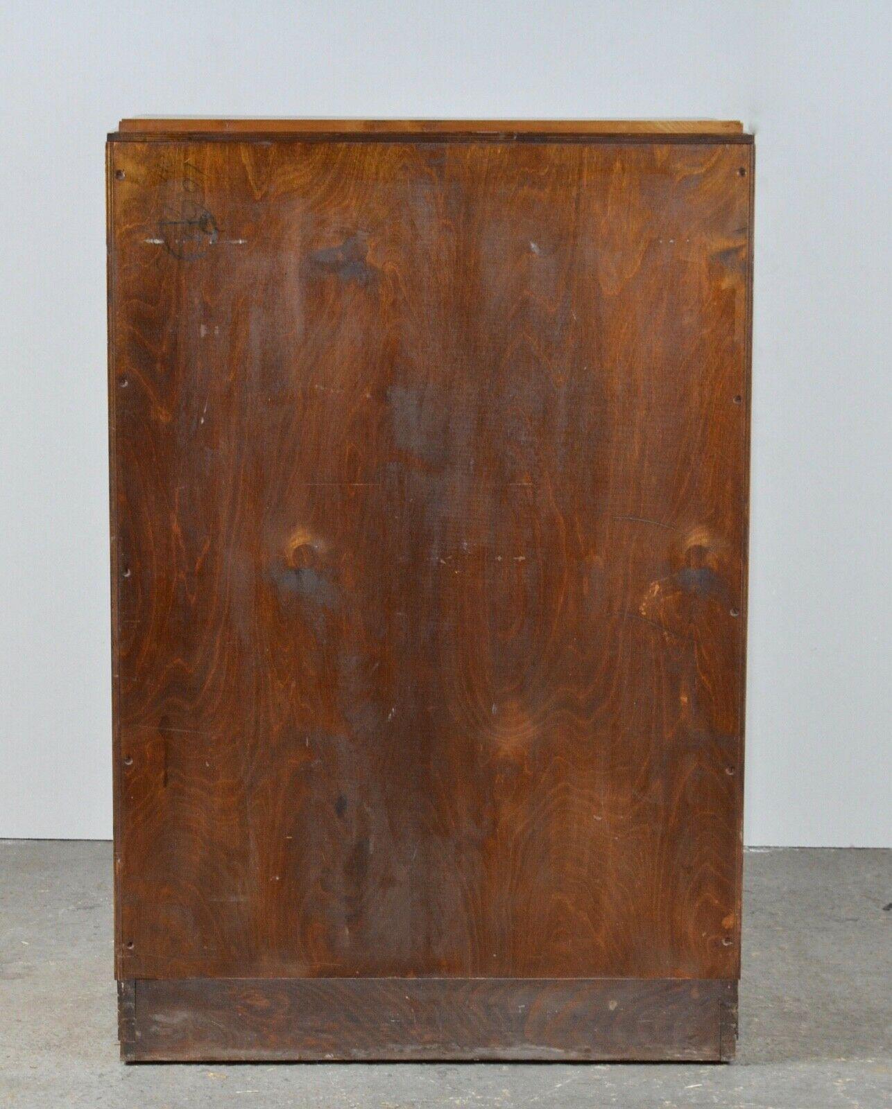 Hand-Crafted ART DECO MAPLE CHEST OF DRAWER STAMPED ARMY & NAVY LTD 1950/WARDROBE AVAiLABLE