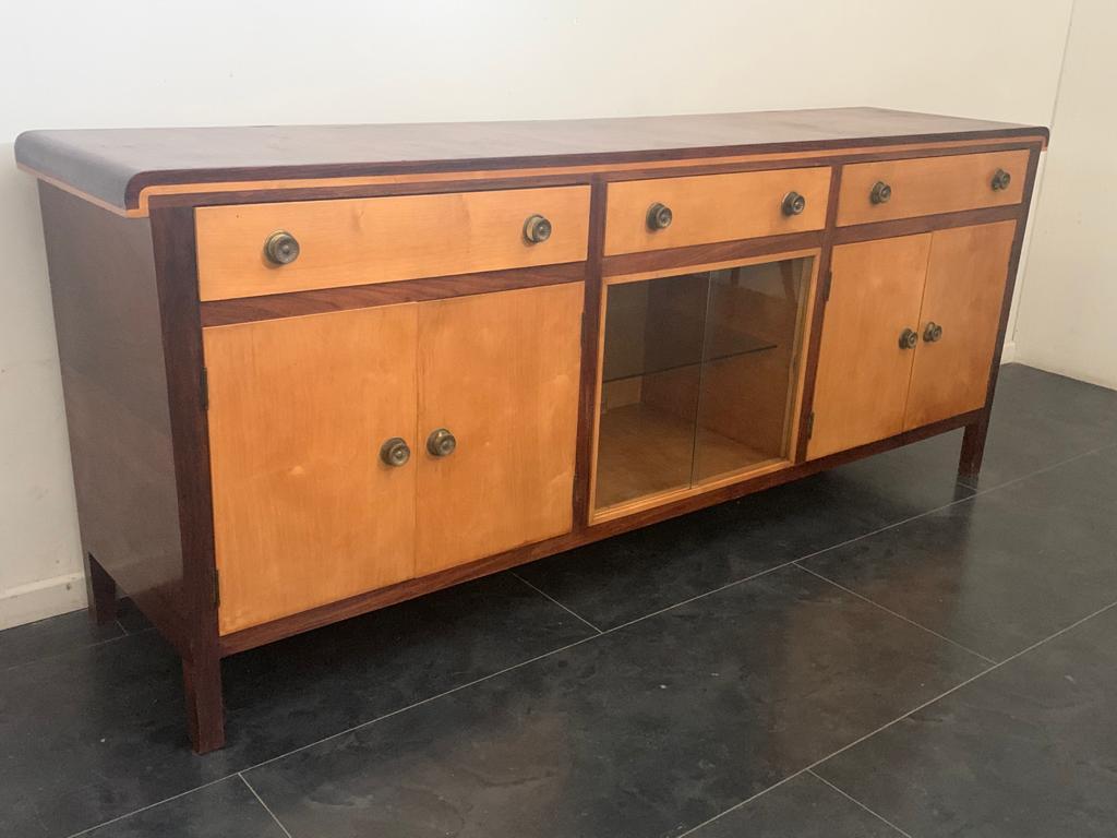 Art Deco Maple & Elm Sideboard, 1940s For Sale 2