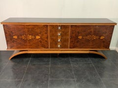 Art Deco Maple & Walnut Sideboard, 1930s