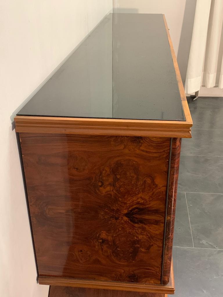 Mid-20th Century Art Deco Maple & Walnut Sideboard, 1930s