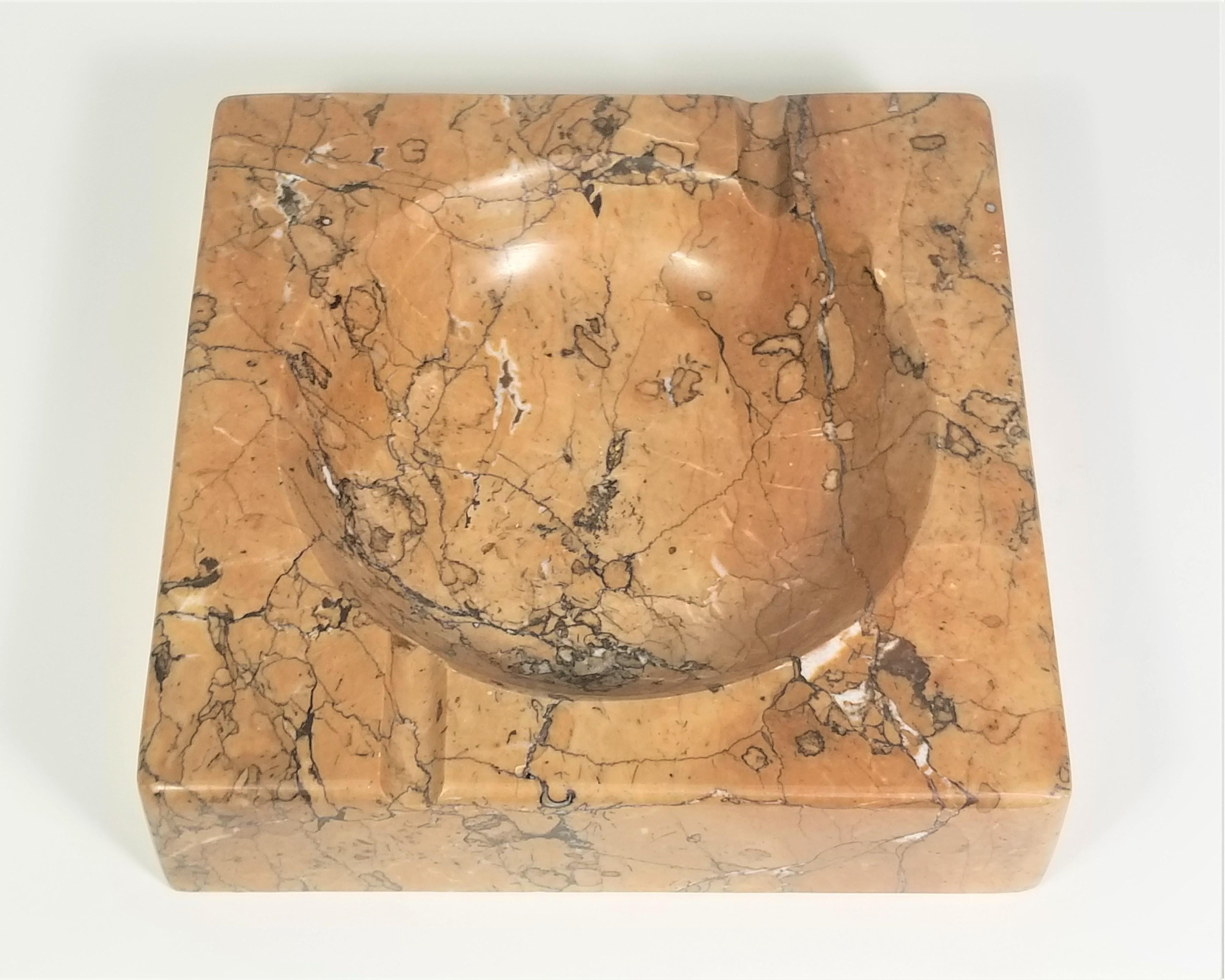 French Art Deco Marble Ashtray Excellent Condition In Excellent Condition For Sale In New York, NY