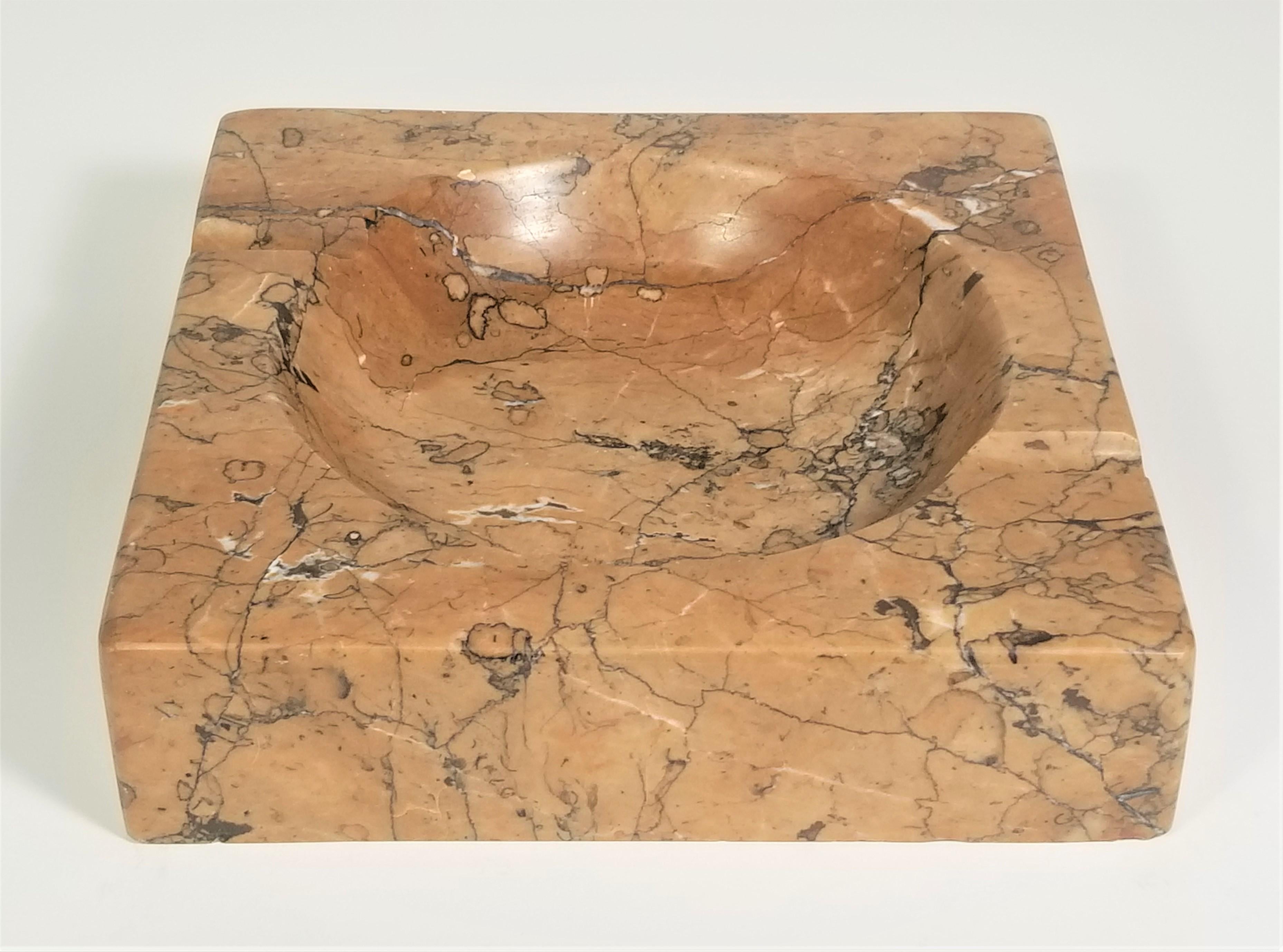 French Art Deco Marble Ashtray Excellent Condition For Sale 2