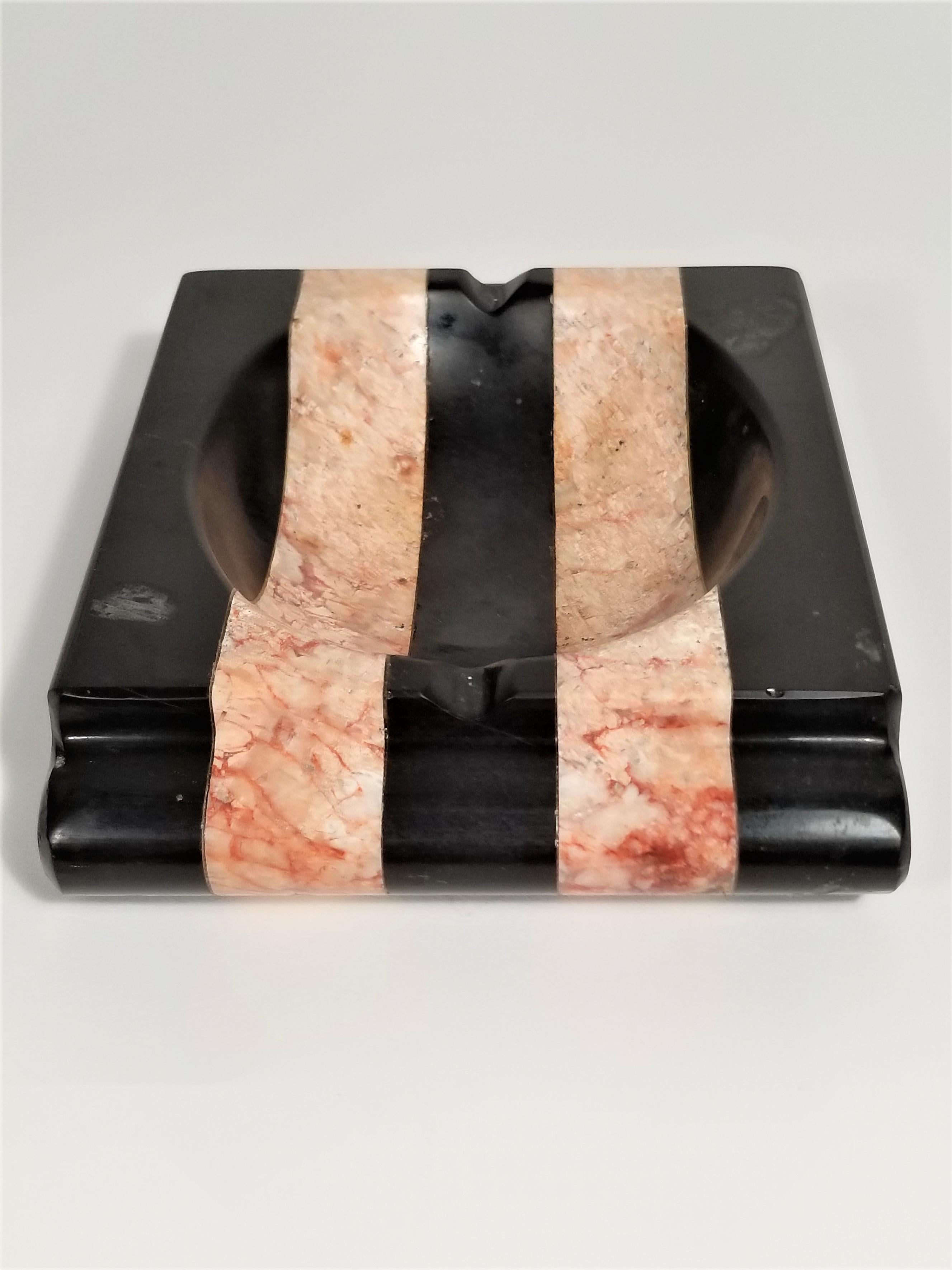 Art Deco Aschenbecher aus Marmor 3