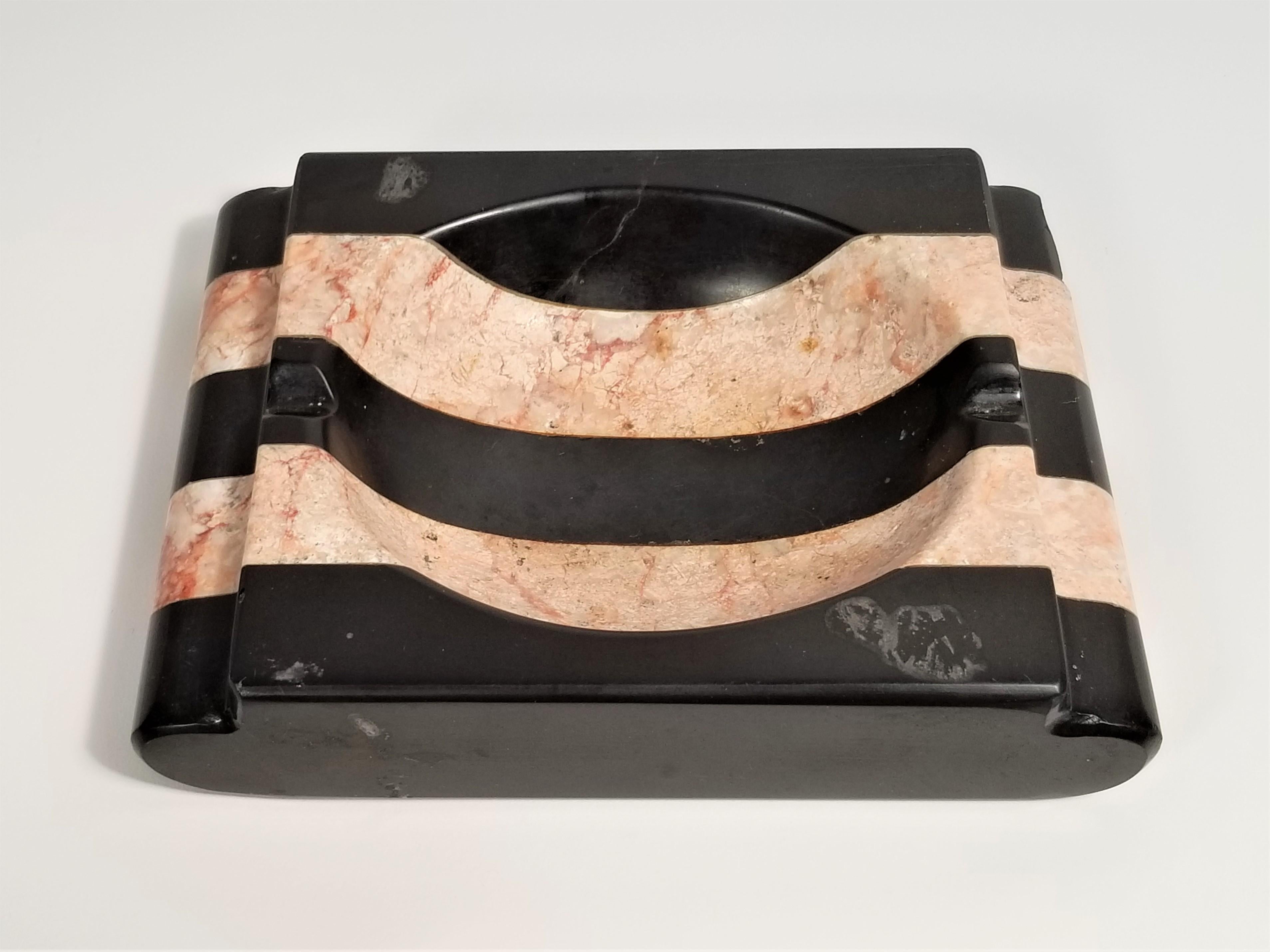 Art Deco Aschenbecher aus Marmor 5