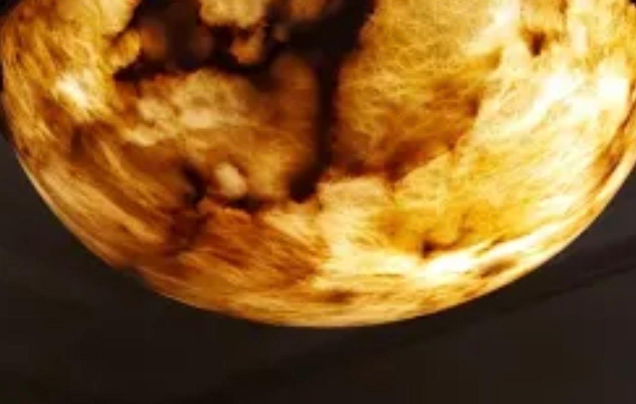 Art deco Marble chandelier with full bronze structure large model, France 1920 For Sale 2