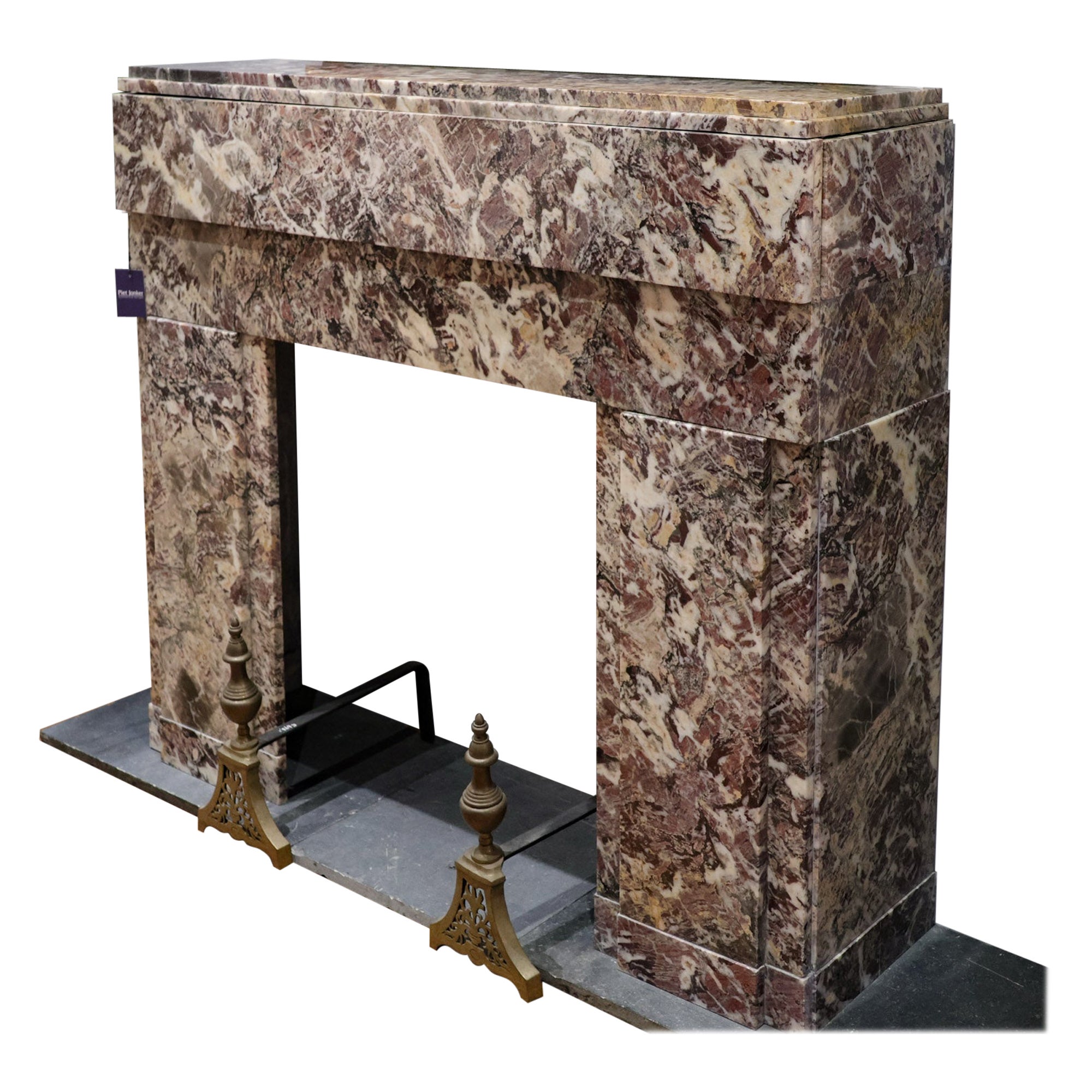 Art Deco Marble Fireplace from the 1920s