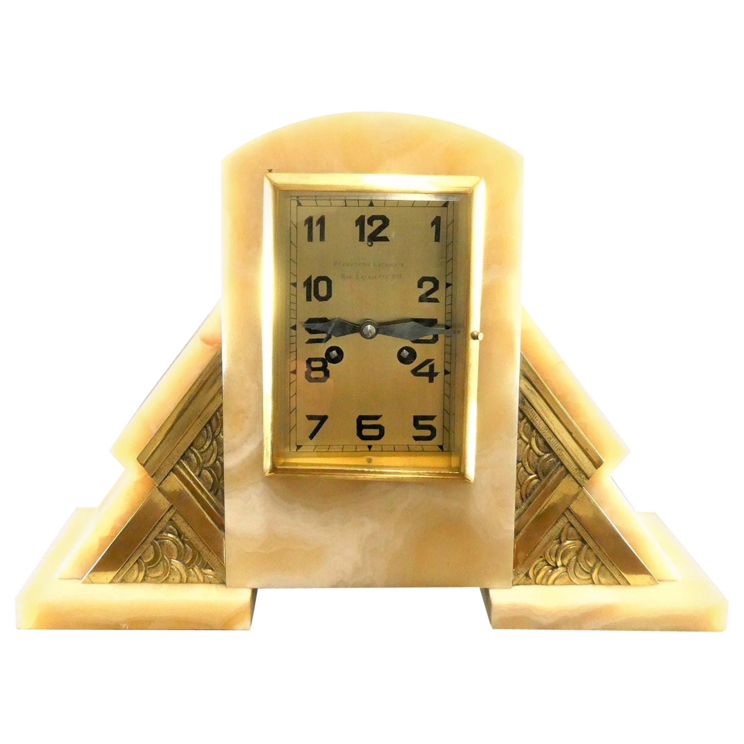 Art Deco Marble Mantel Clock