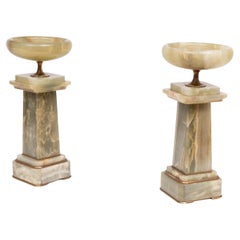 Art Deco Marble mantle ornaments France 1920s
