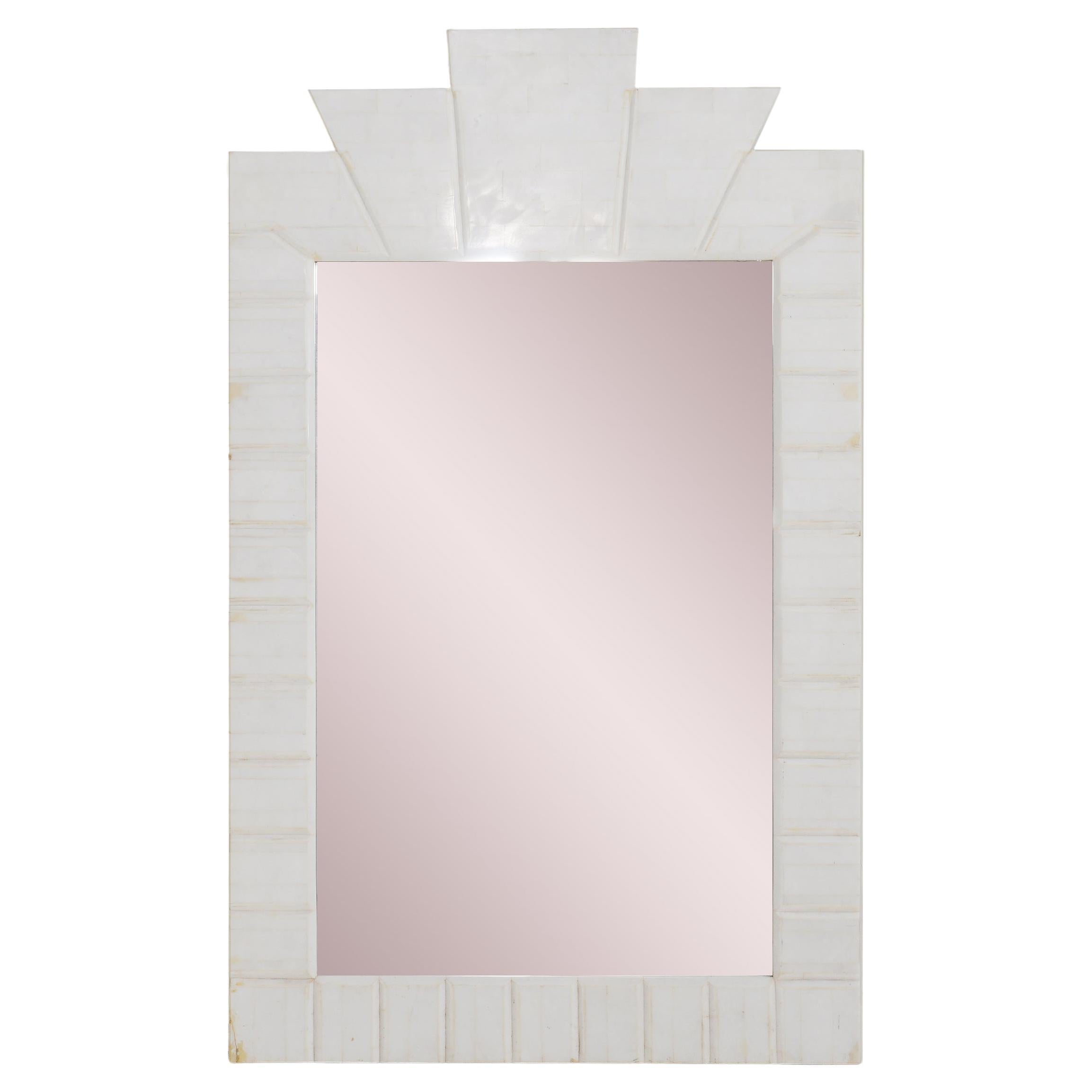 Art Deco Marble Mirror, 1990s For Sale