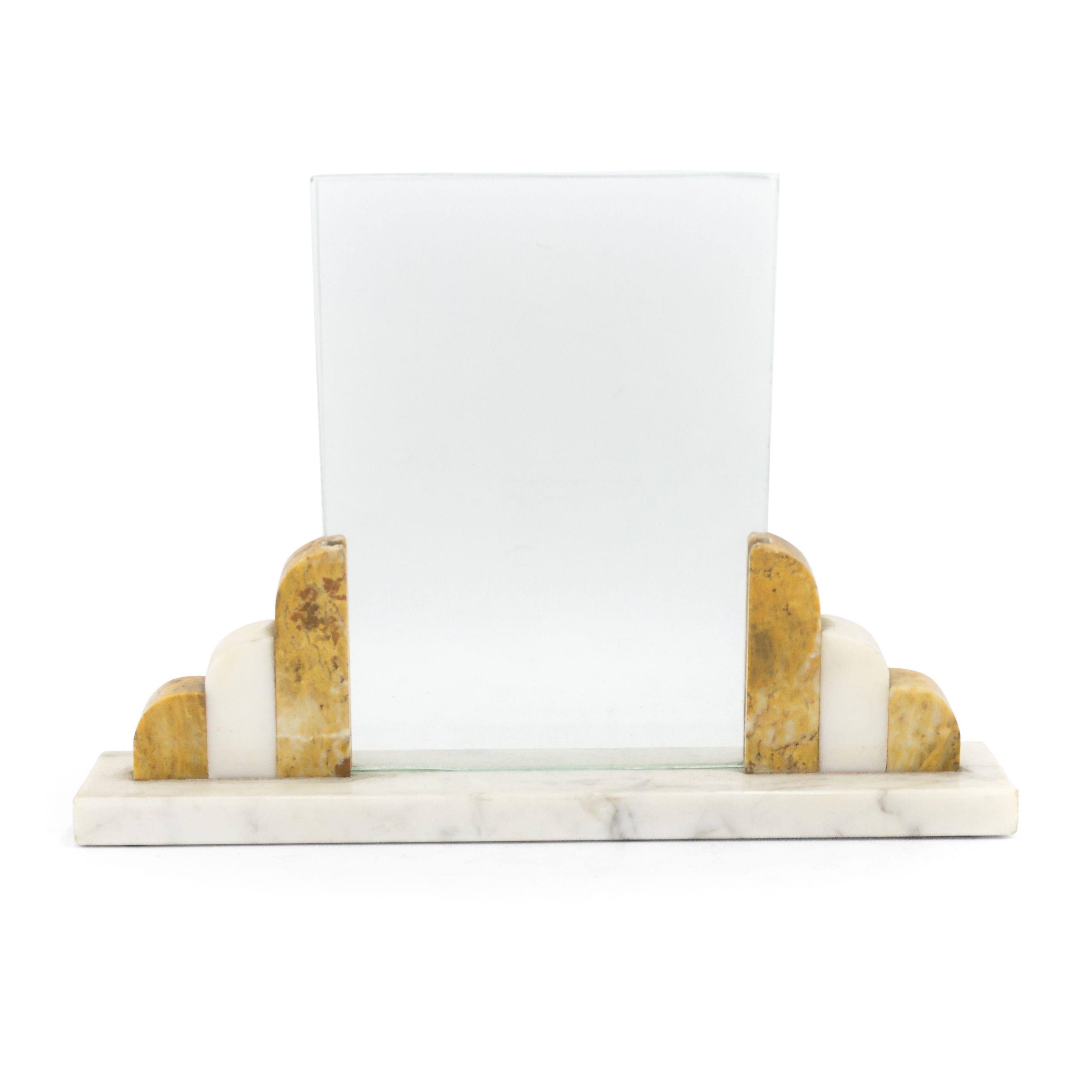 Art Deco Marble Picture Frame For Sale 1