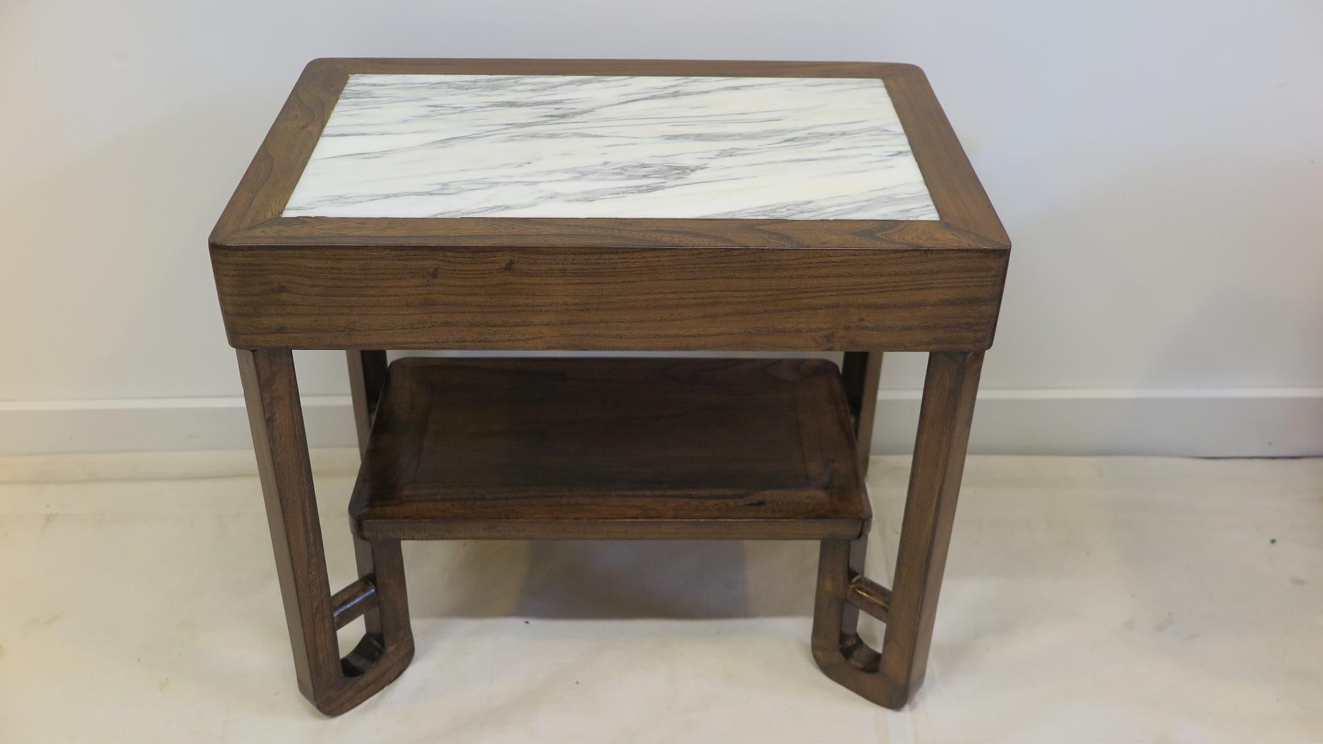 Art Deco Marble Top Side Table For Sale 9