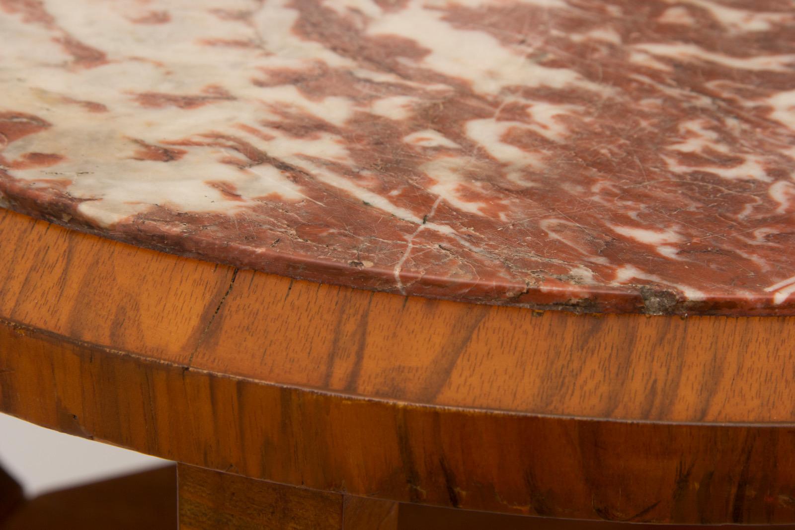 Art Deco Marble-Top Table In Good Condition For Sale In London, GB