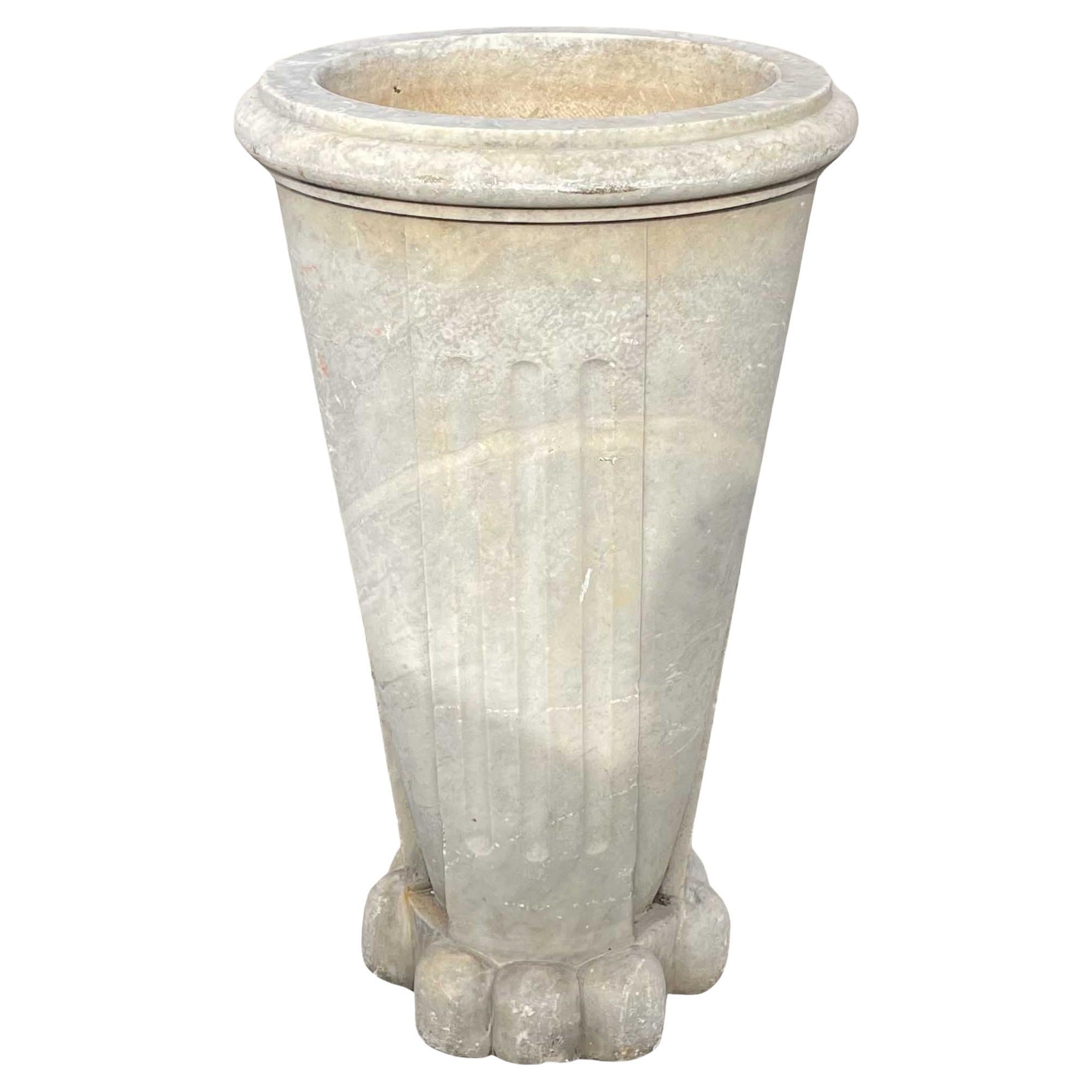 Art Deco Marble Vase, 1920s For Sale