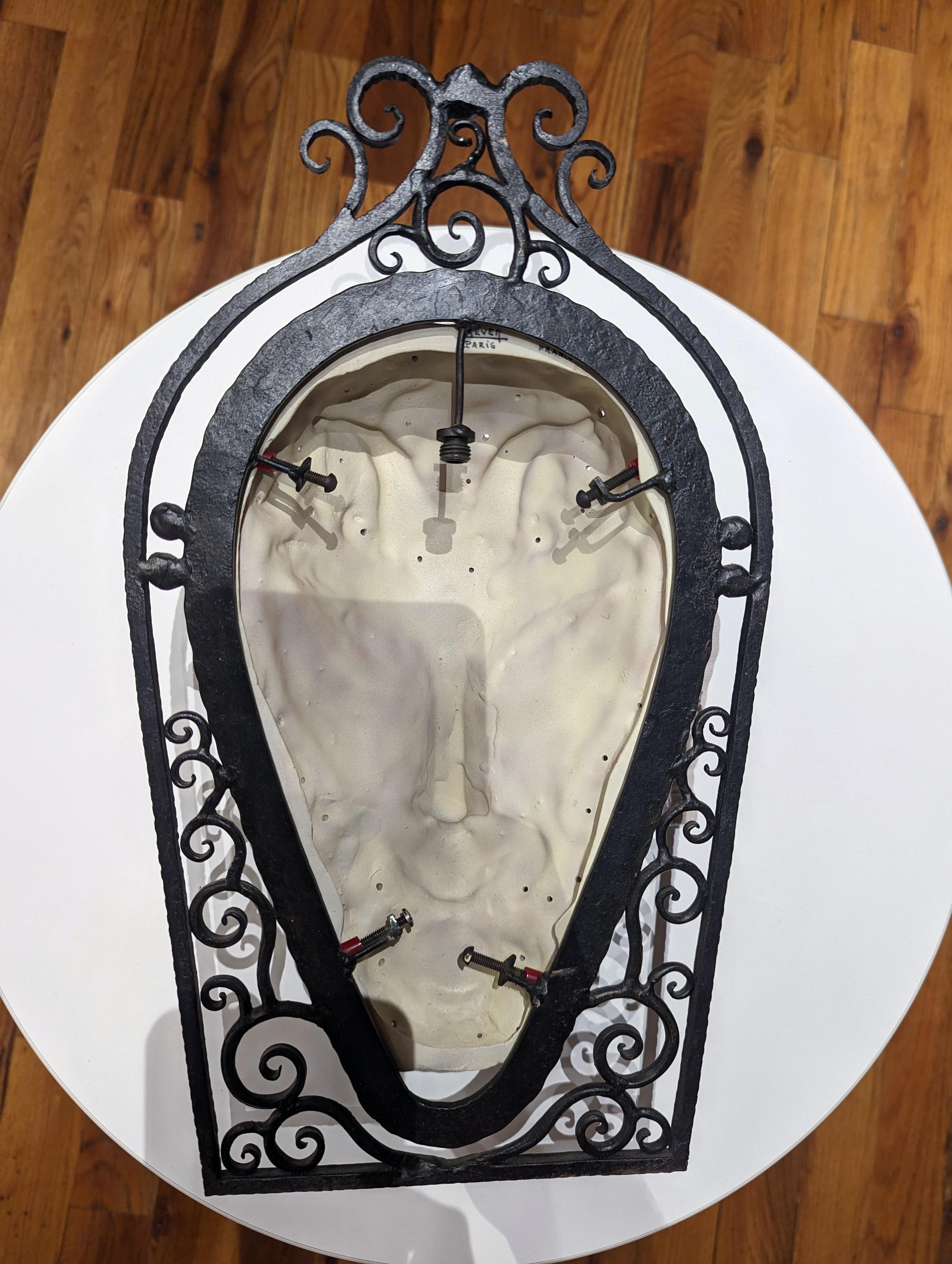 Juego de 6 apliques de máscara Art Déco Marcel Bever en venta 9