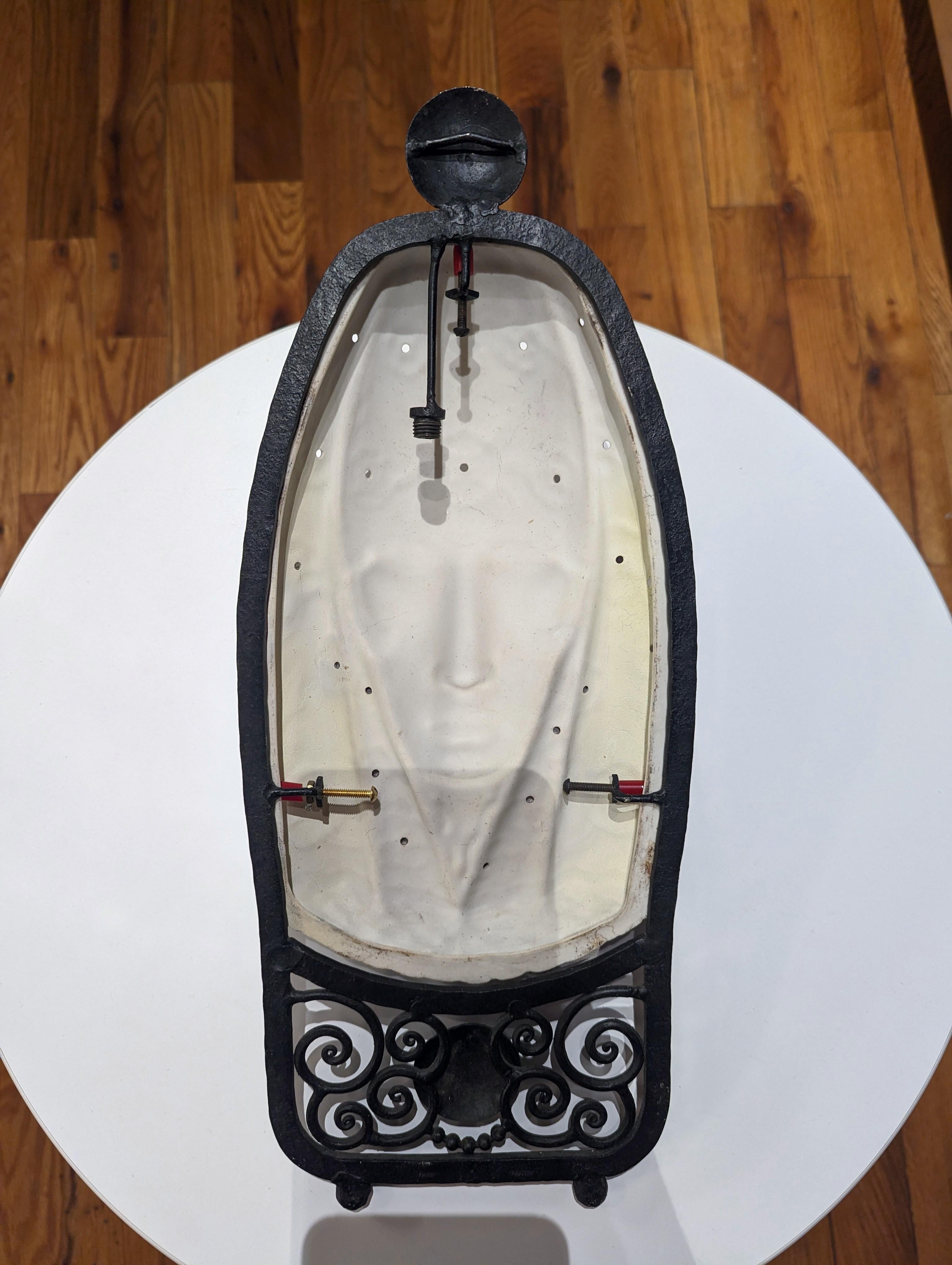 Juego de 6 apliques de máscara Art Déco Marcel Bever en venta 10