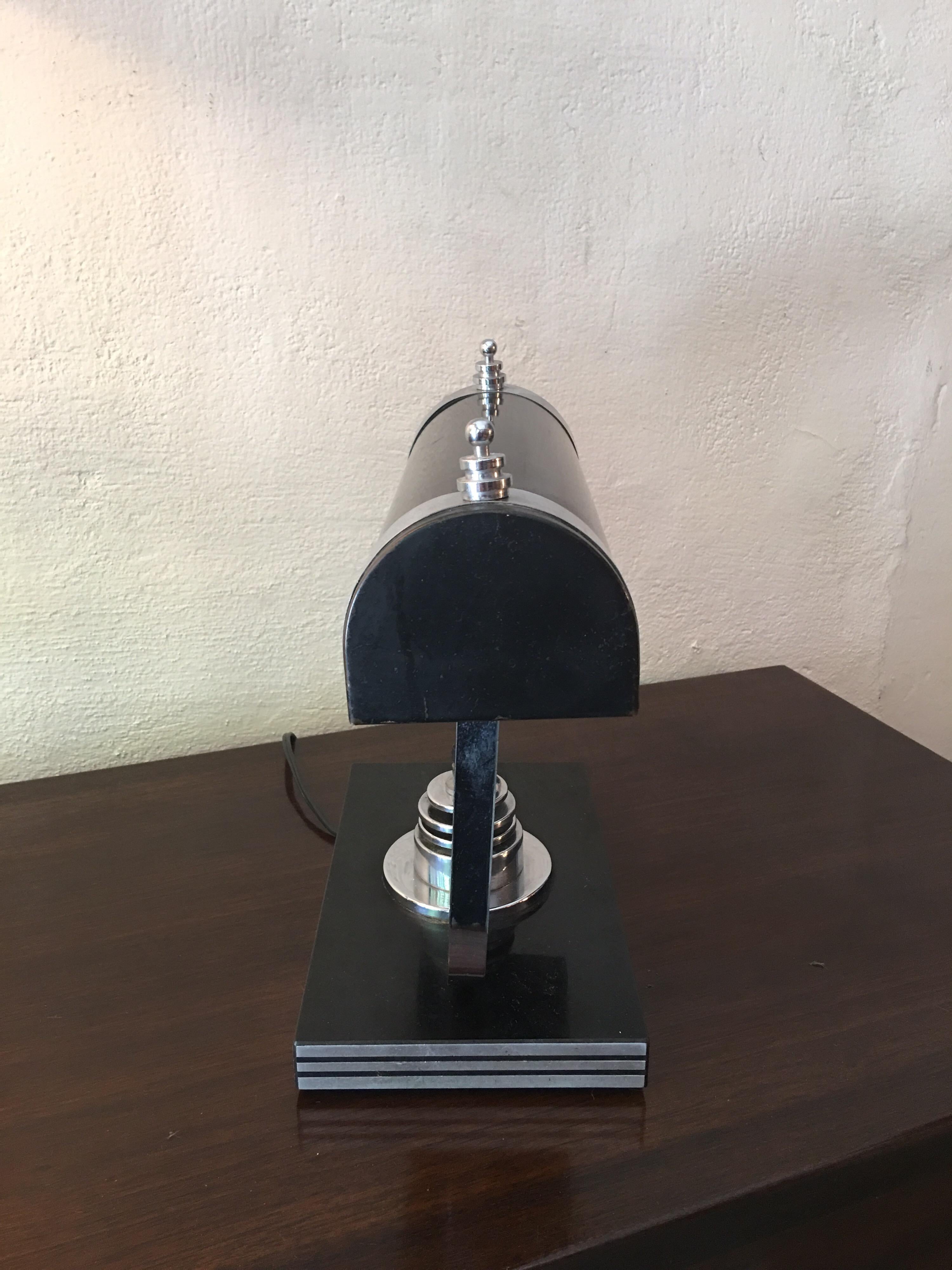 Mid-20th Century Art Deco Markel Table Lamp