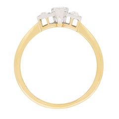 Art Deco Marquise and Old Cut Diamond Ring, circa 1920s